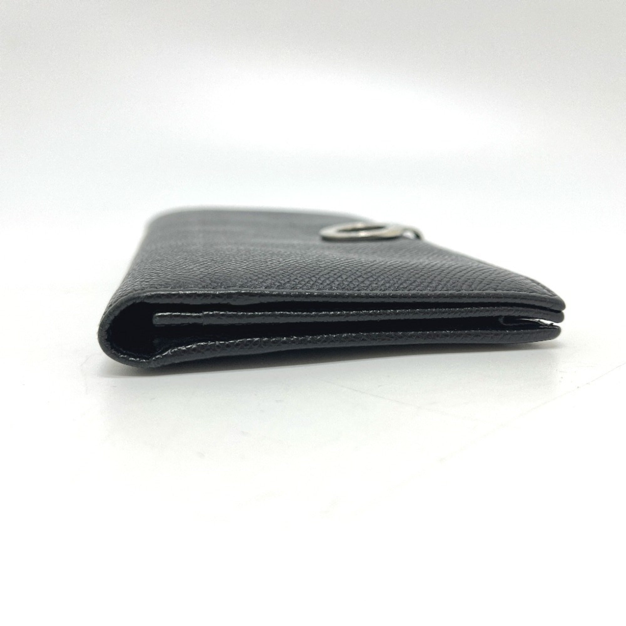 Bvlgari Black Leather Long Wallet (Bi-Fold) (Pre-Owned)