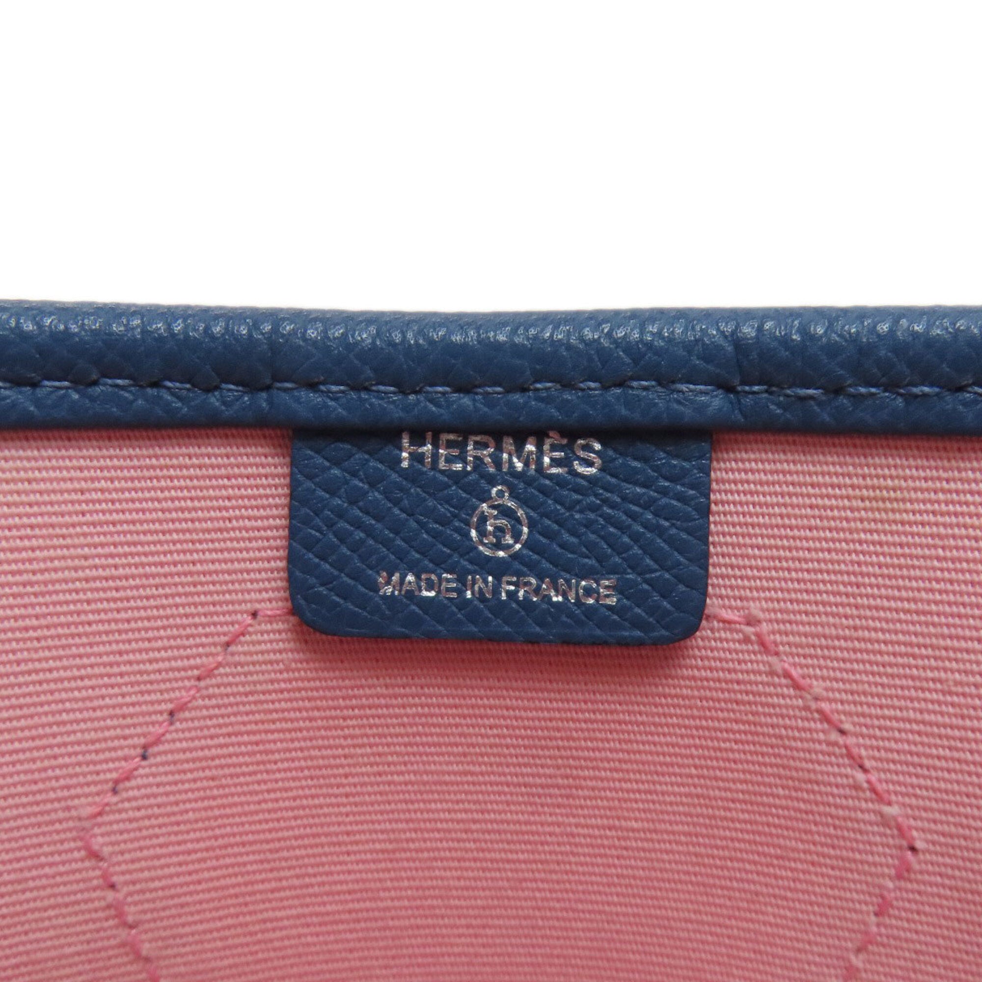Hermes Blue Pink Toile H Tote Bag (Pre-Owned)