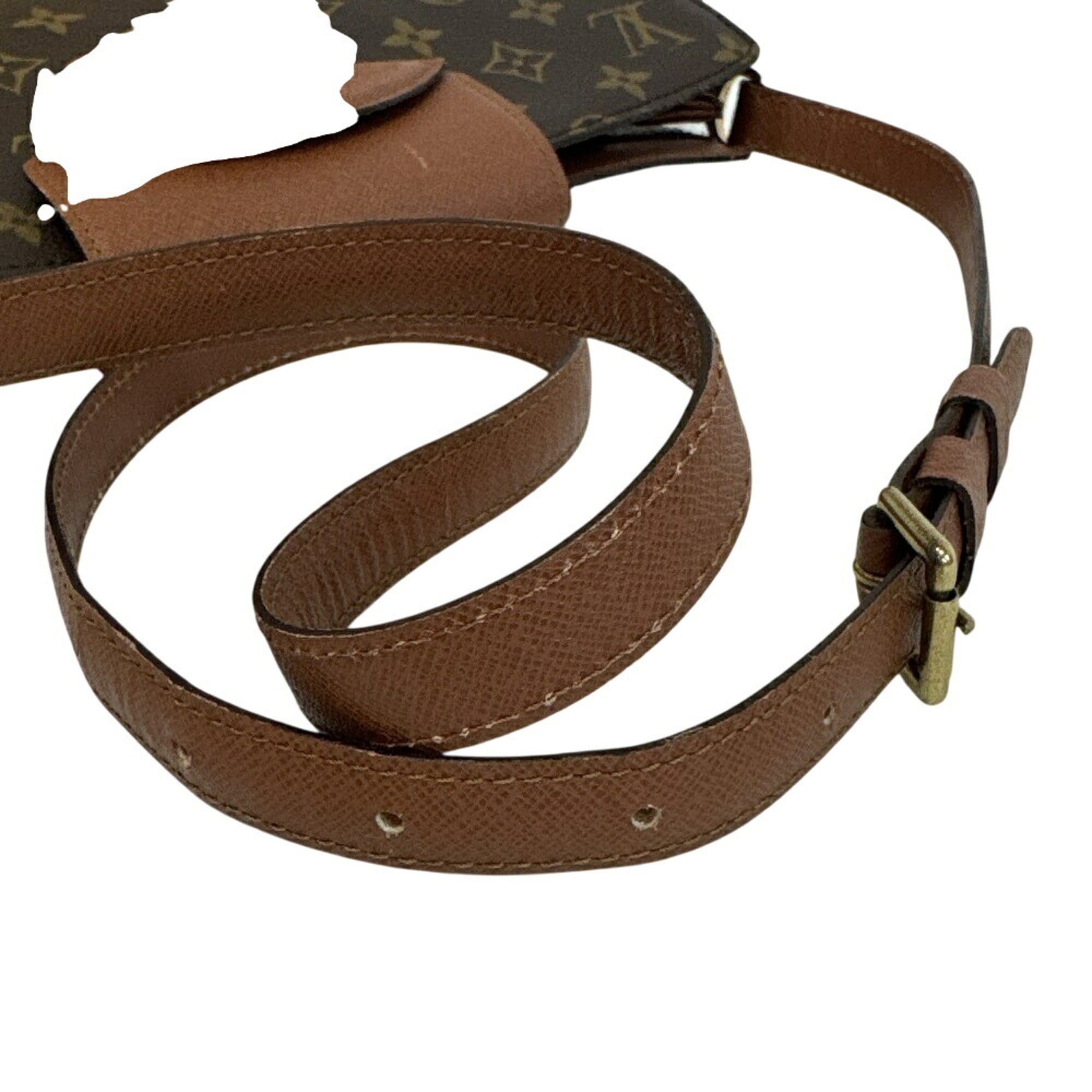 Louis Vuitton Brown Leather Shoulder Bag (Pre-Owned)