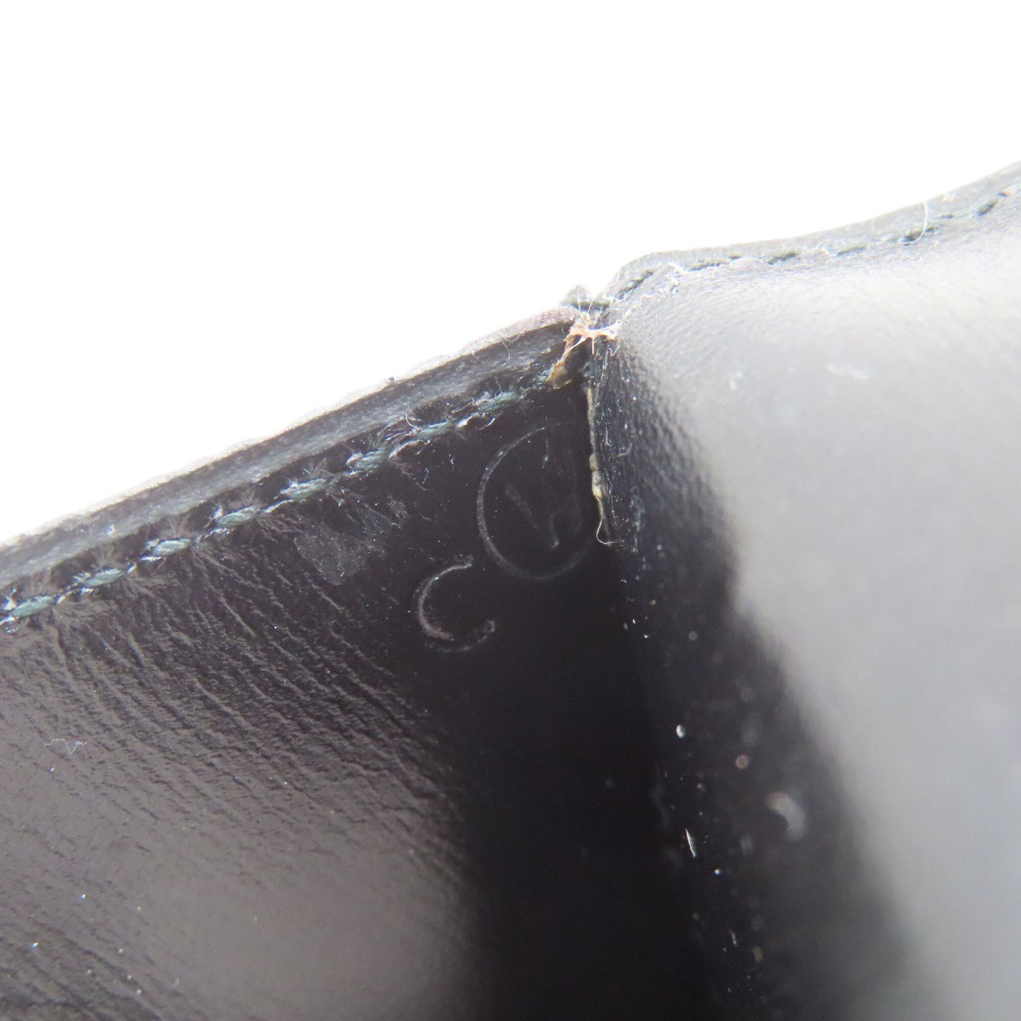 Hermes Black Box Calf Leather Wallet (Bi-Fold) (Pre-Owned)