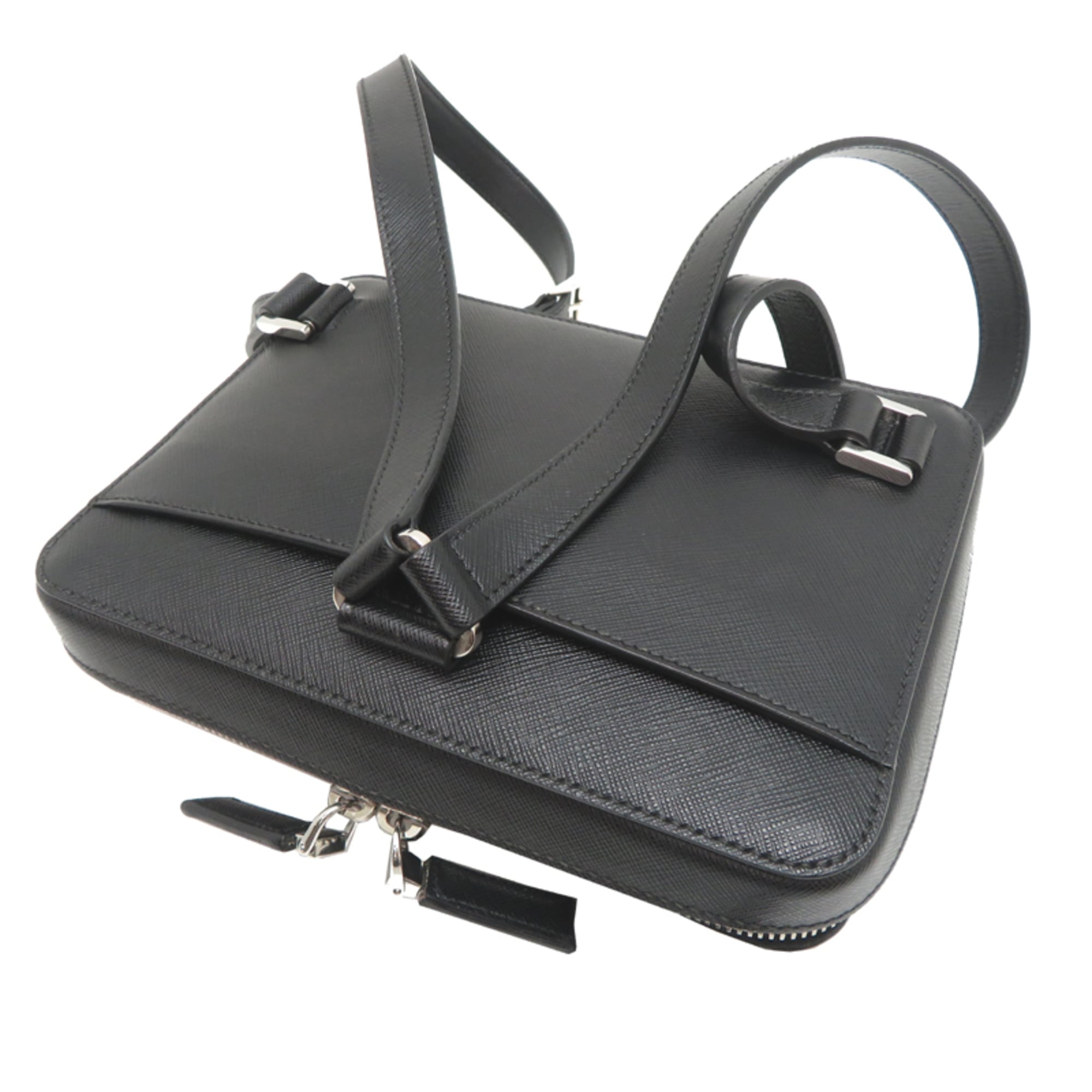 Prada Black Leather Backpack (Pre-Owned)