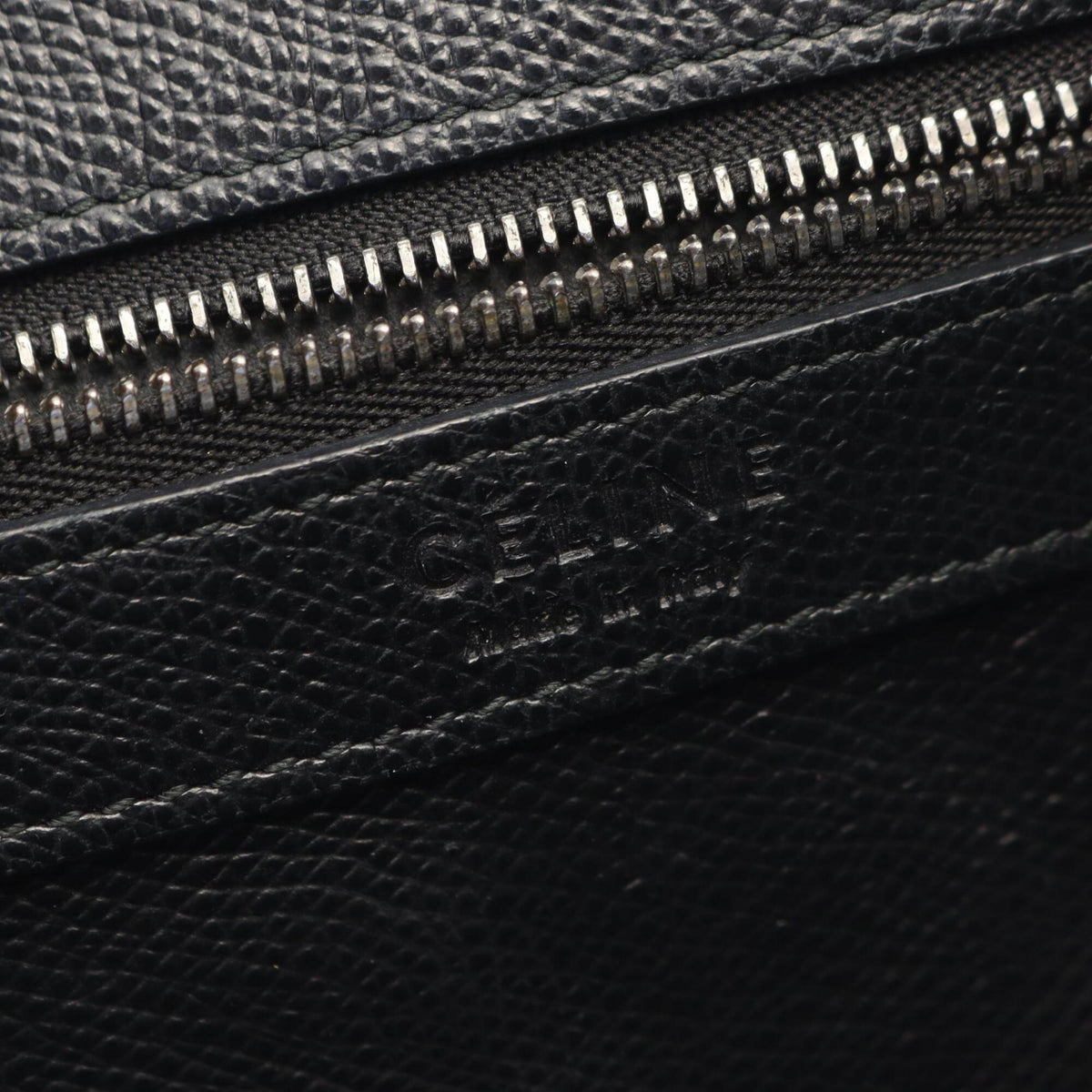 Celine Black Leather Handbag Tote Bag (Pre-Owned)