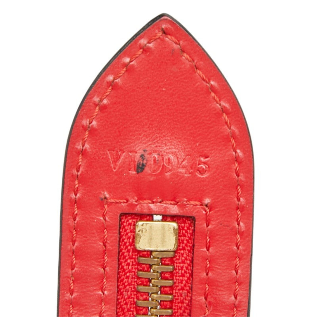 Louis Vuitton Castilian Red Leather Handbag (Pre-Owned)