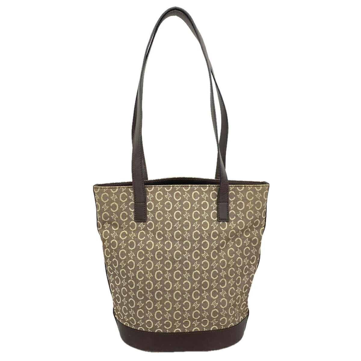 Celine Brown Canvas Tote Bag (Pre-Owned)