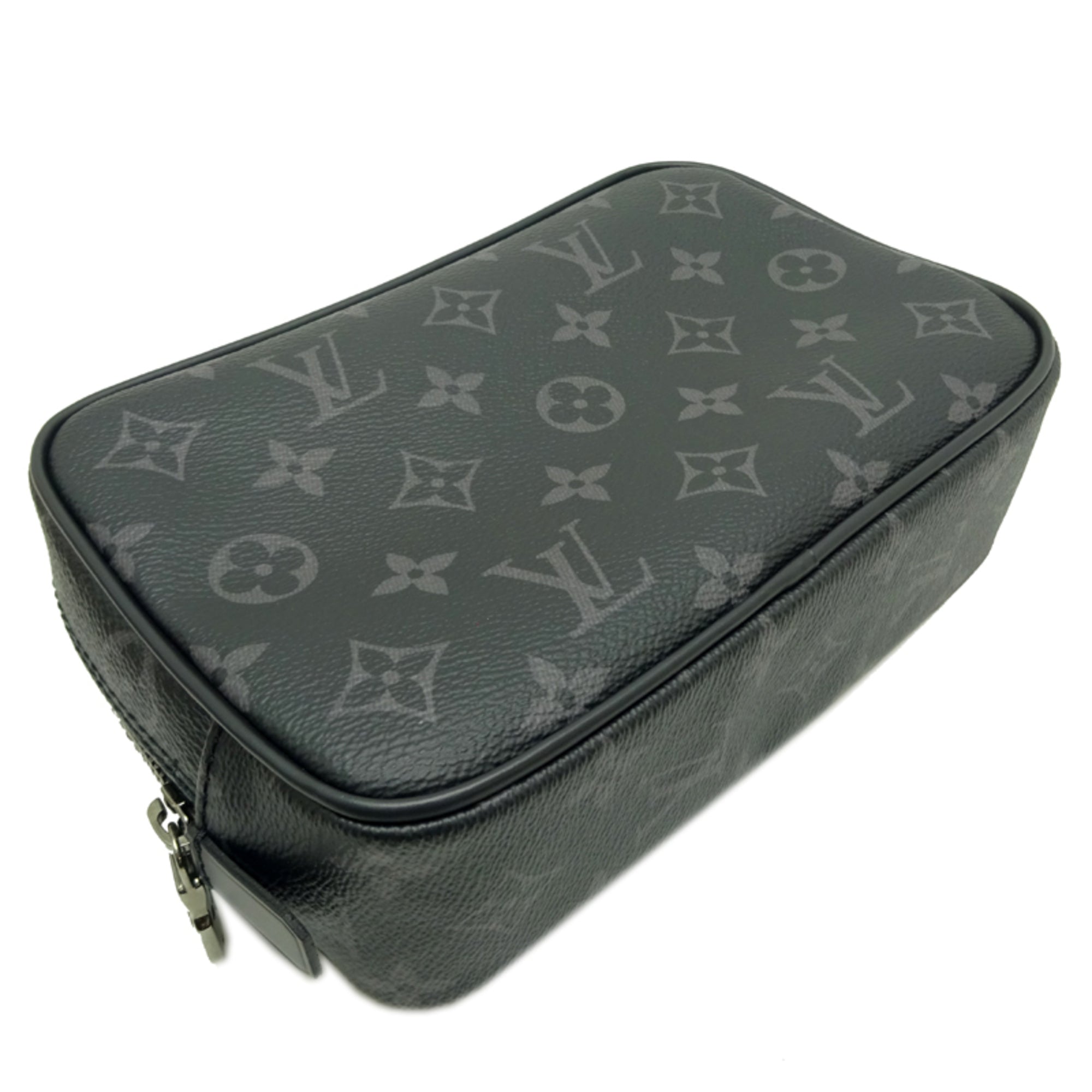 Louis Vuitton Black Monogram Eclipse Clutch Bag (Pre-Owned)