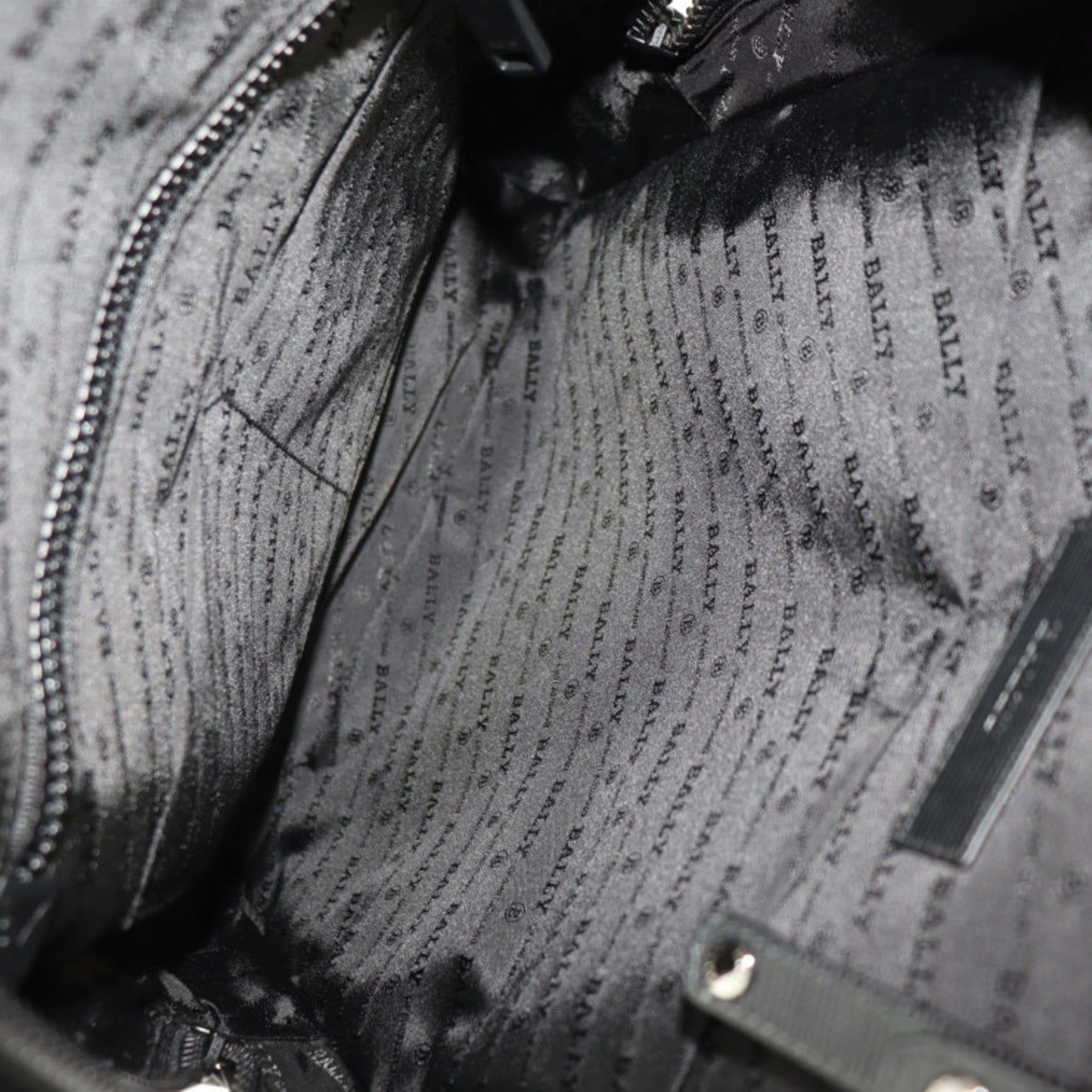 Bally Black Pvc Leather Backpack (Pre-Owned)