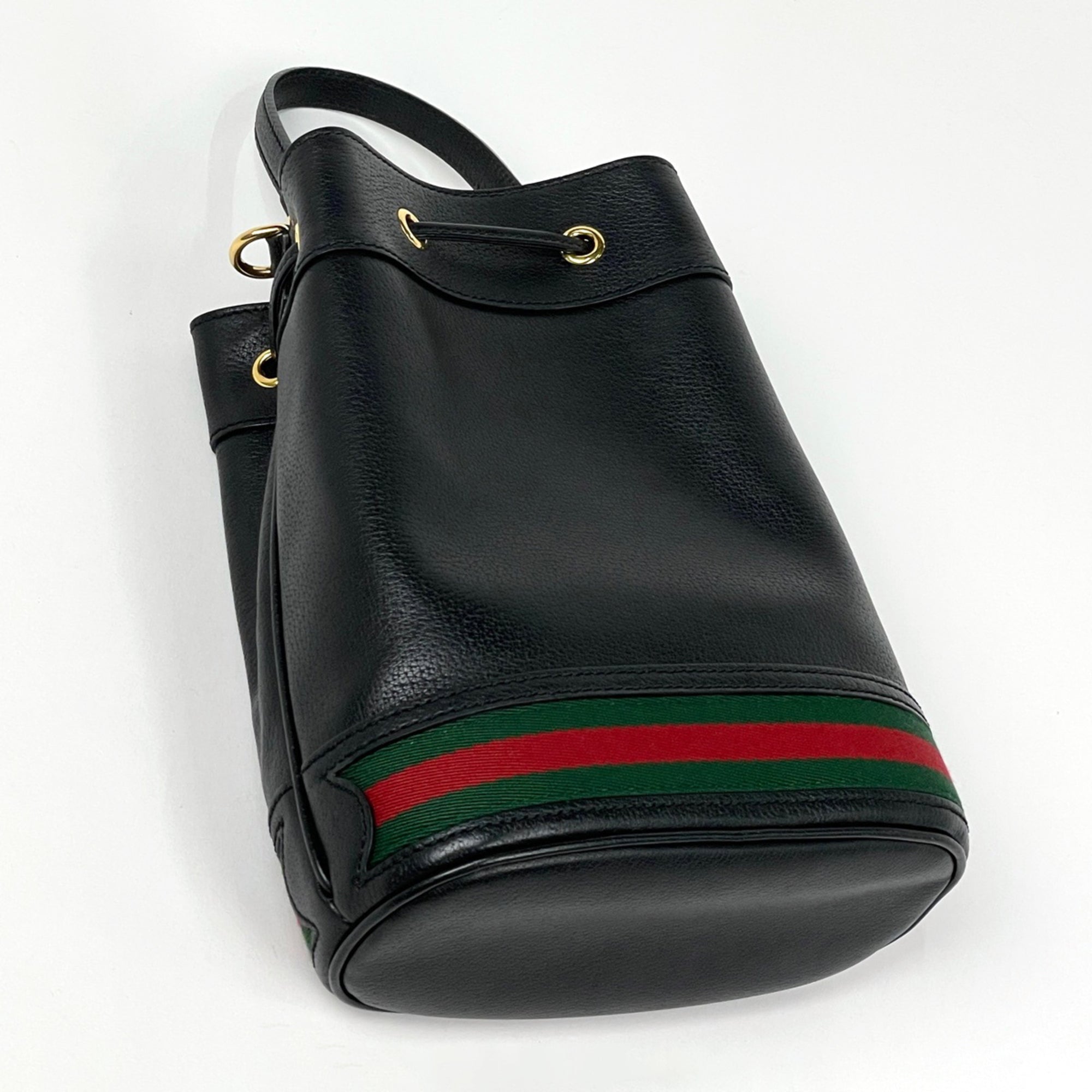 Gucci Black Leather Handbag (Pre-Owned)