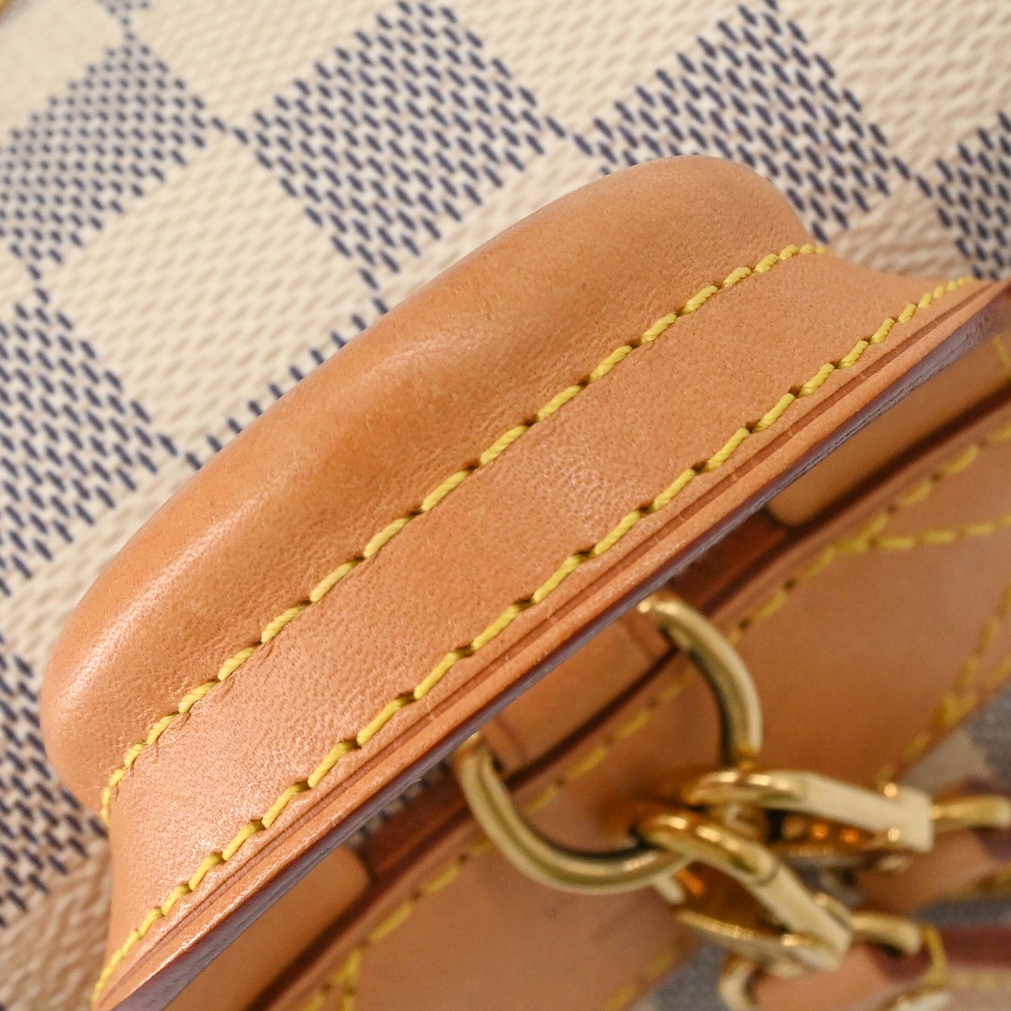 Louis Vuitton Damier Azur White Damier Azur Backpack (Pre-Owned)