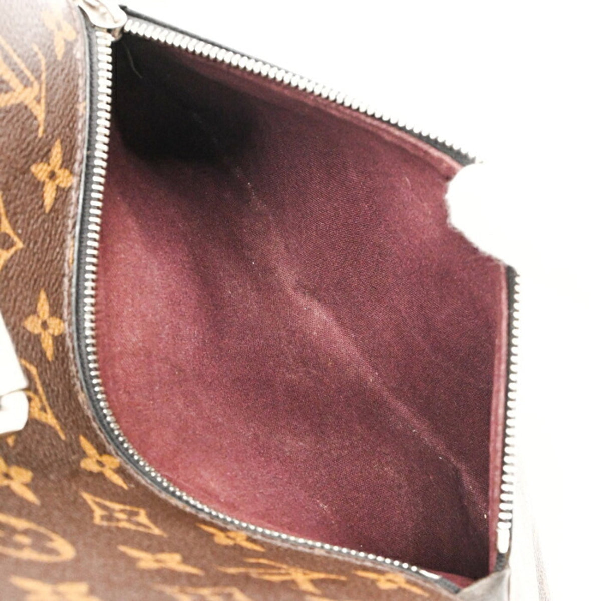 Louis Vuitton Black Brown Monogram Macassar Backpack (Pre-Owned)