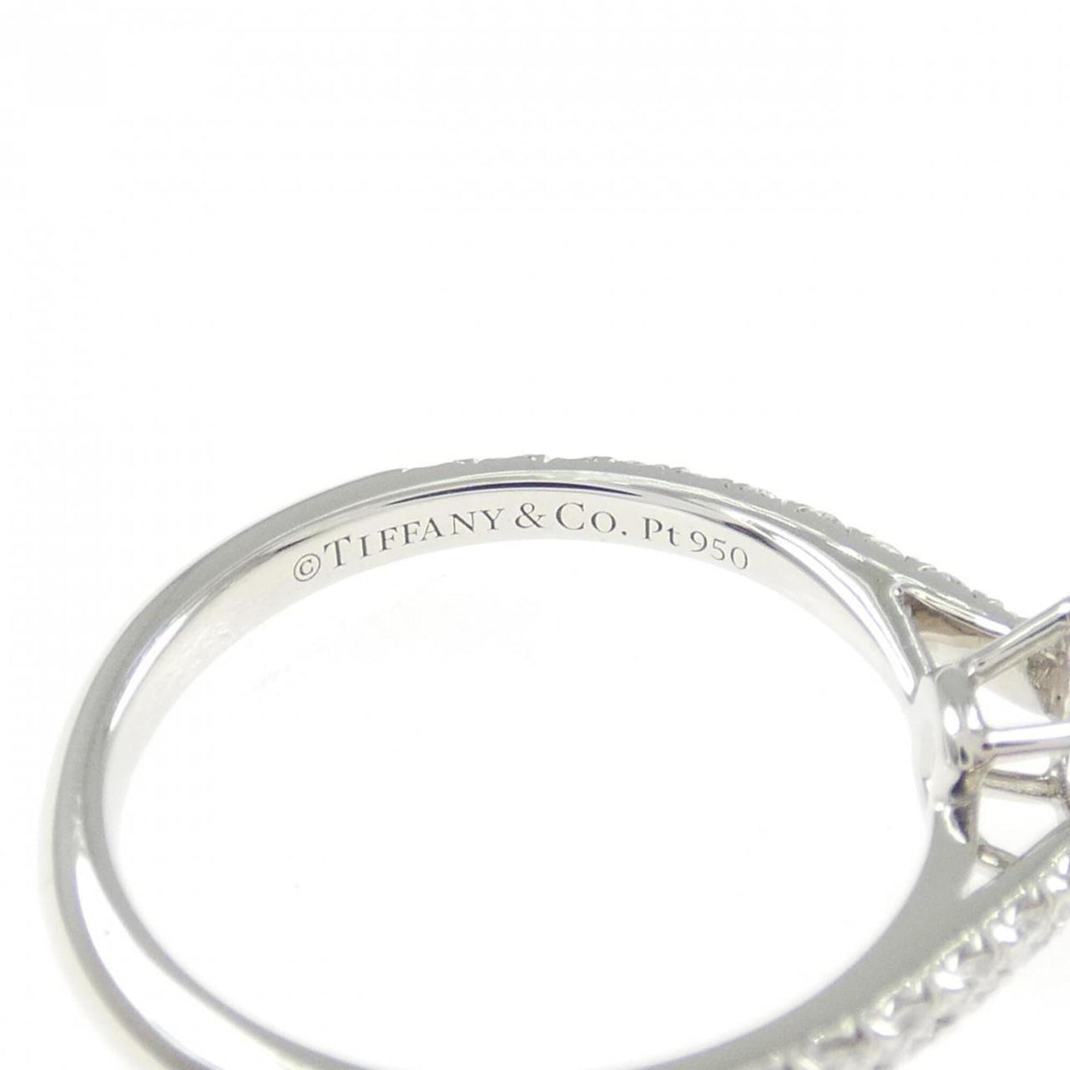 Tiffany Platinum 950 Band Ring (Pre-Owned)