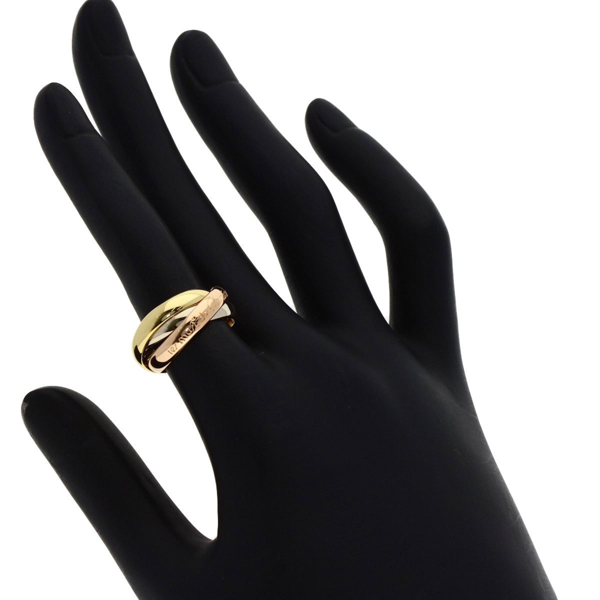 Cartier Trinity Yellow Gold (18K) Pink Gold (18K) White Gold (18K) Band Ring (Pre-Owned)