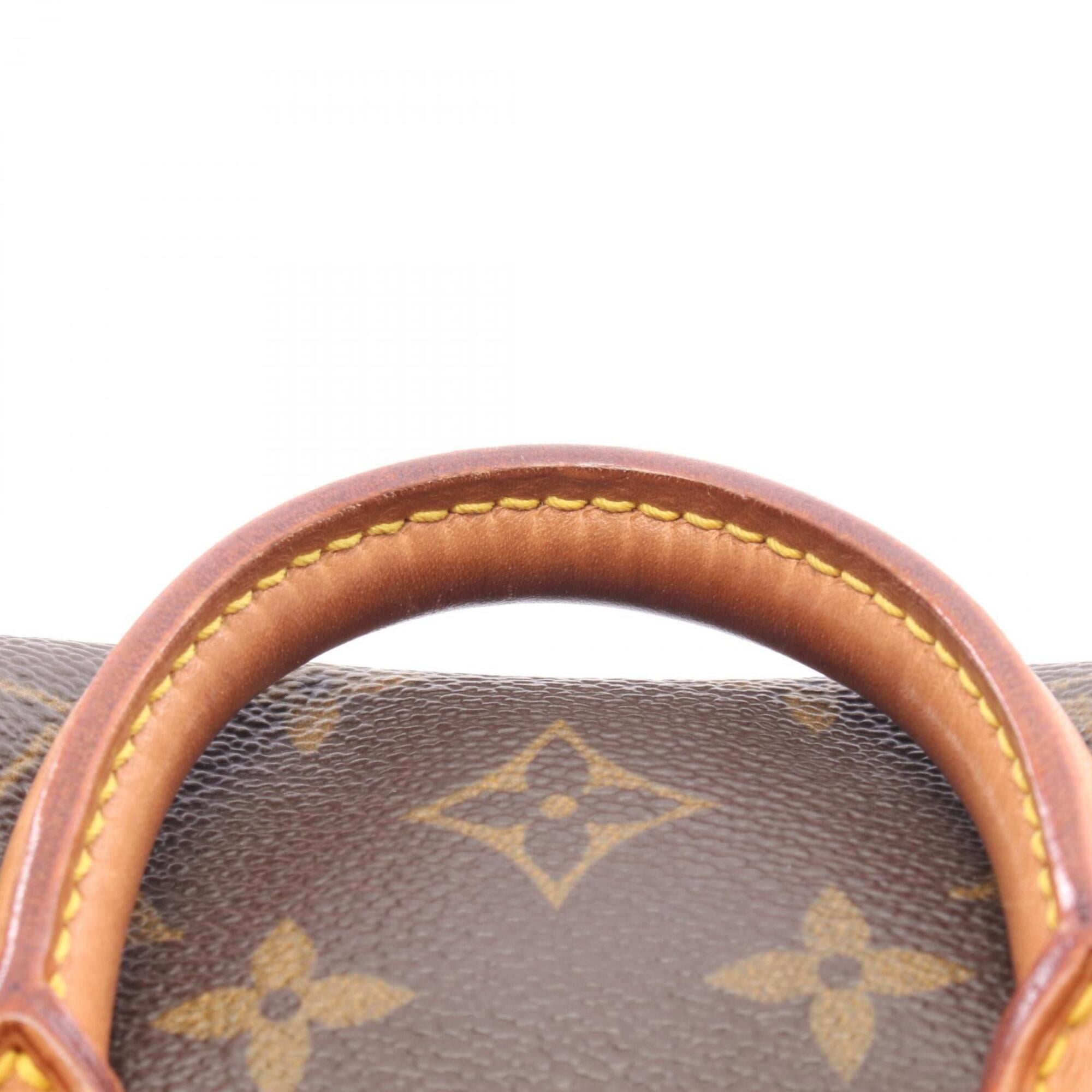Louis Vuitton Brown Monogram Coated Canvas Leather Monogram Backpack Handbag (Pre-Owned)