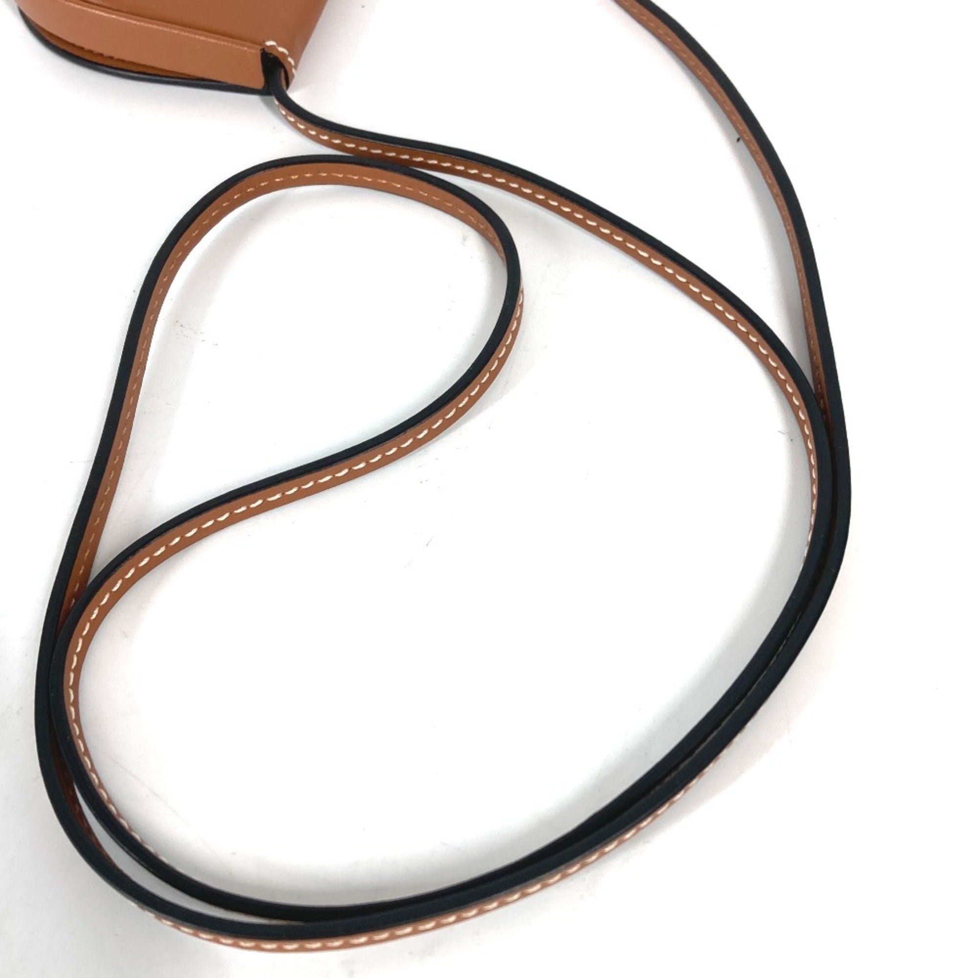 Loewe Brown Leather Coin Purse/Coin Case (Pre-Owned)