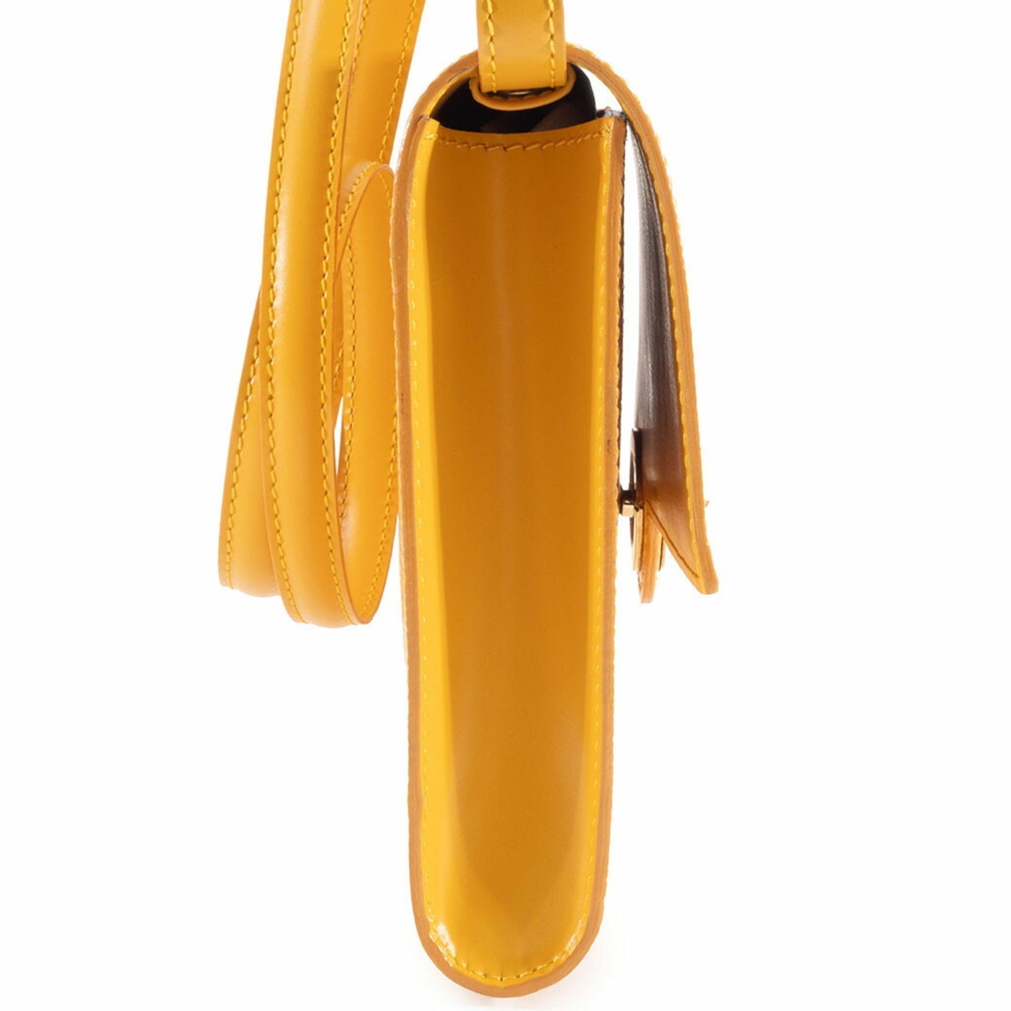 Louis Vuitton Yellow Epi Leather Pochette Shoulder Bag (Pre-Owned)