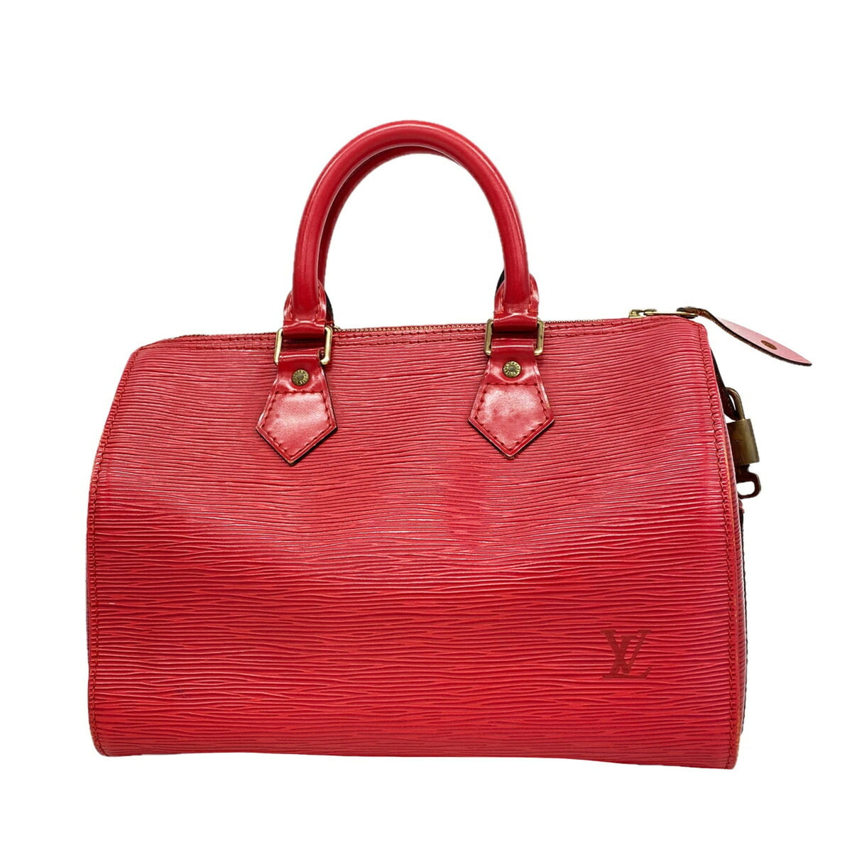 Louis Vuitton Castilian Red Handbag (Pre-Owned)