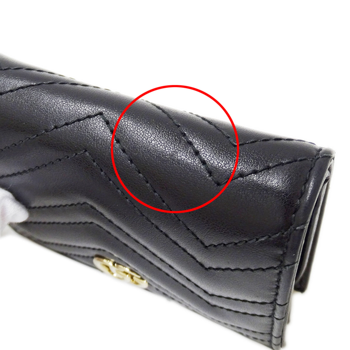 Gucci Black Leather Wallet (Bi-Fold) (Pre-Owned)