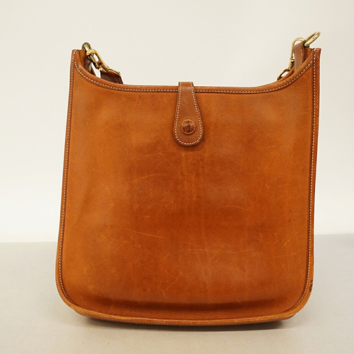 Hermes Fauve Barenia Leather Shoulder Bag (Pre-Owned)