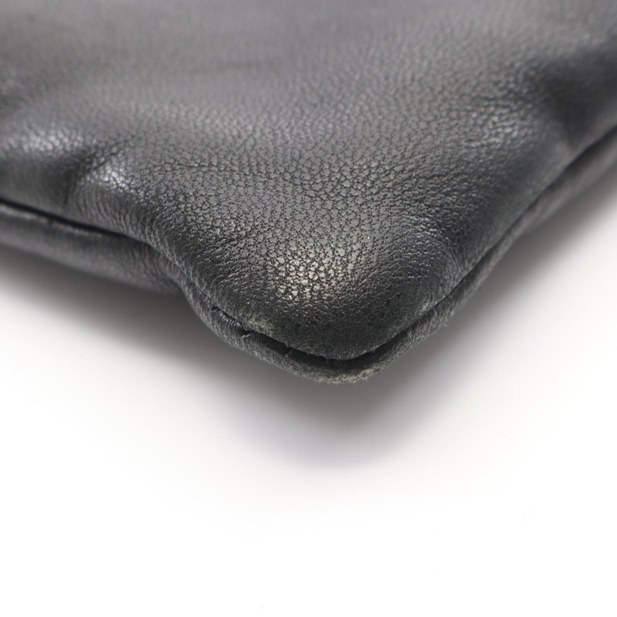 Loewe Black Leather Handbag Shoulder Bag (Pre-Owned)
