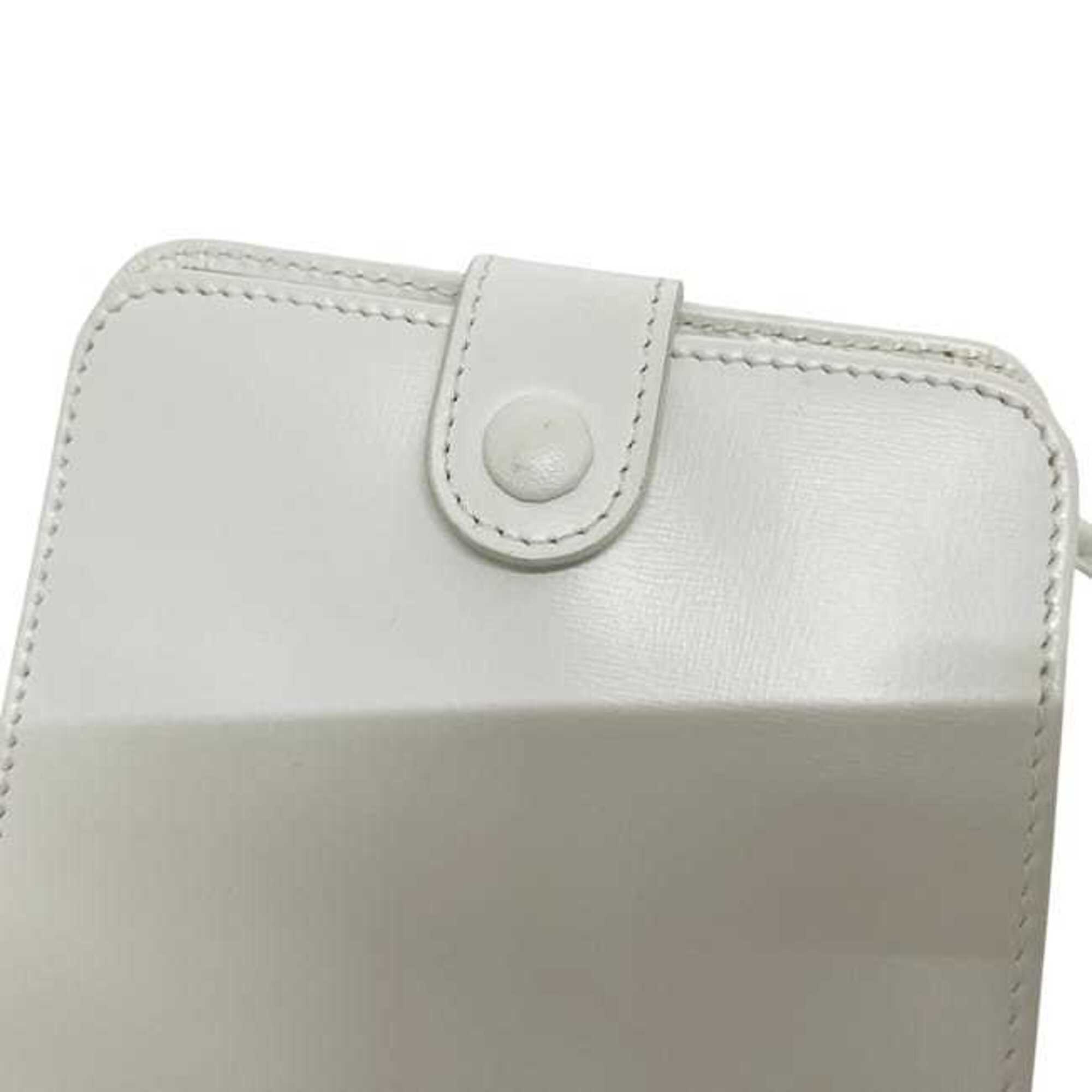 Balenciaga White Leather Wallet (Bi-Fold) (Pre-Owned)