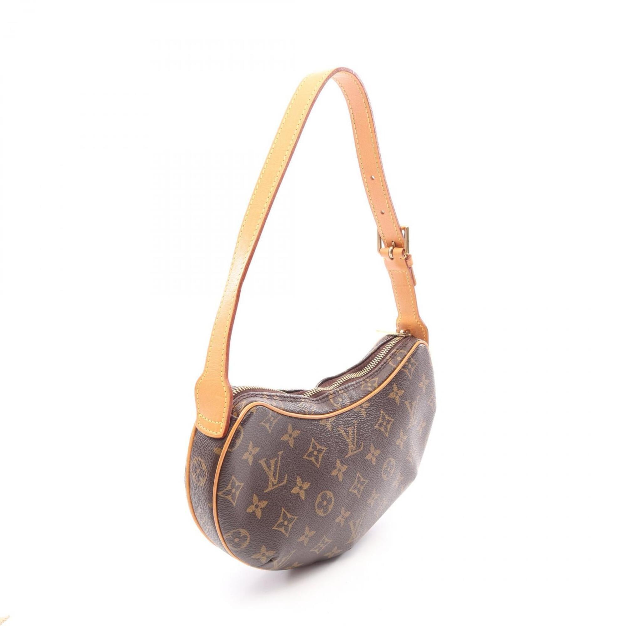 Louis Vuitton Brown Pvc Coated Canvas Leather Handbag Pochette Shoulder Bag (Pre-Owned)