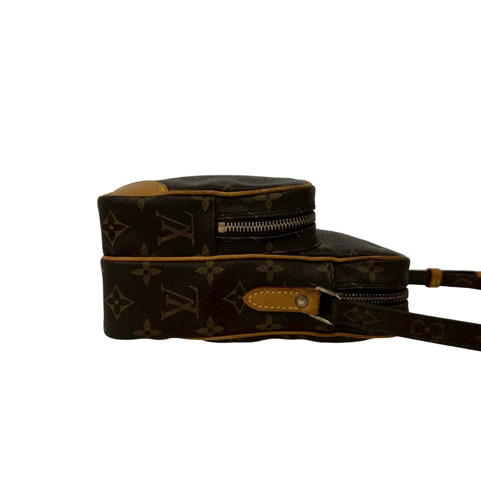 Louis Vuitton Brown Leather Pvc Pochette Shoulder Bag (Pre-Owned)