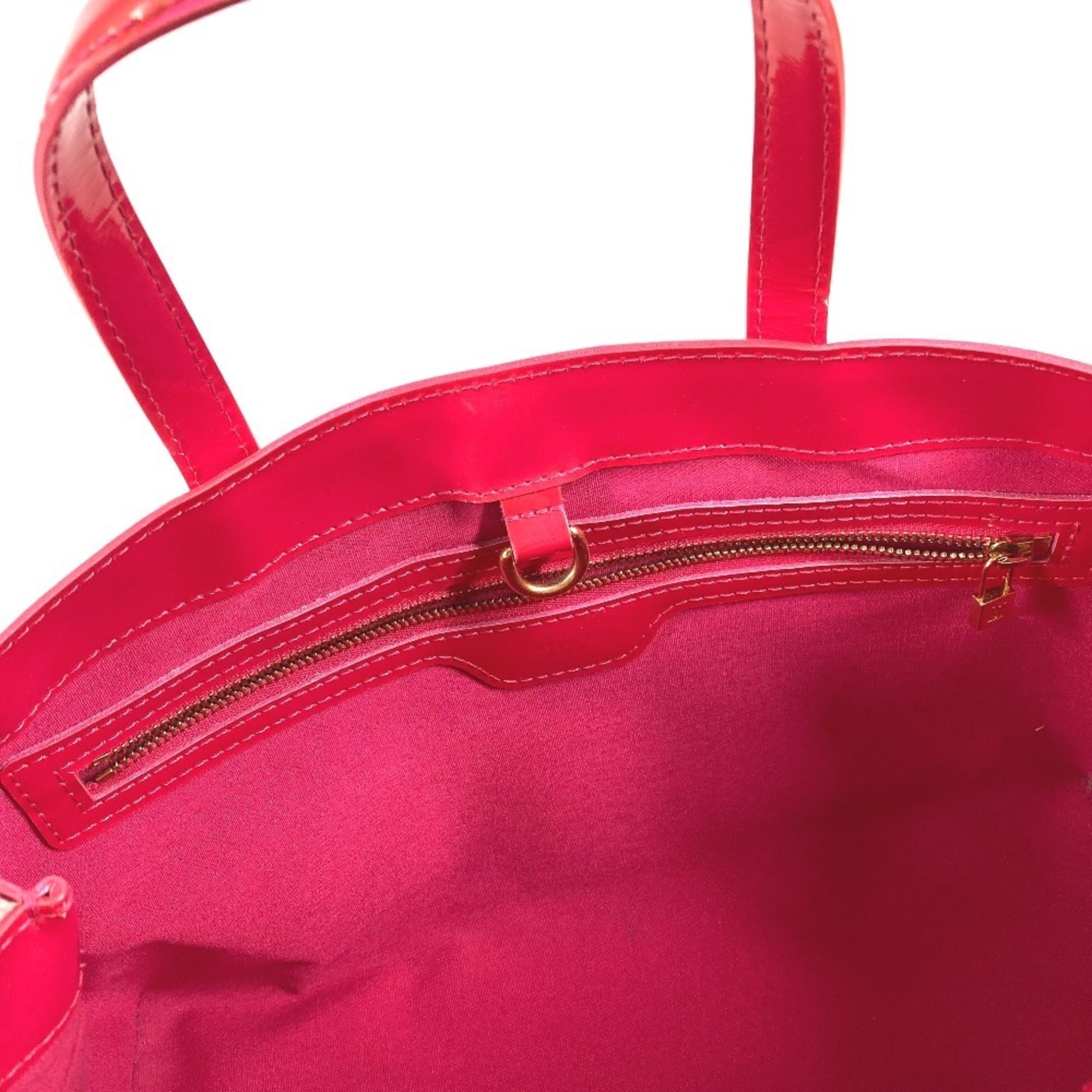 Louis Vuitton Galle Pink Rose Pop Monogram Vernis Handbag Tote Bag (Pre-Owned)