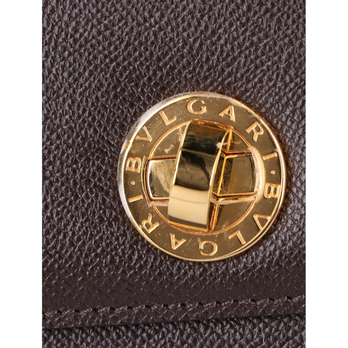 Bvlgari Dark Brown Leather Shoulder Bag (Pre-Owned)