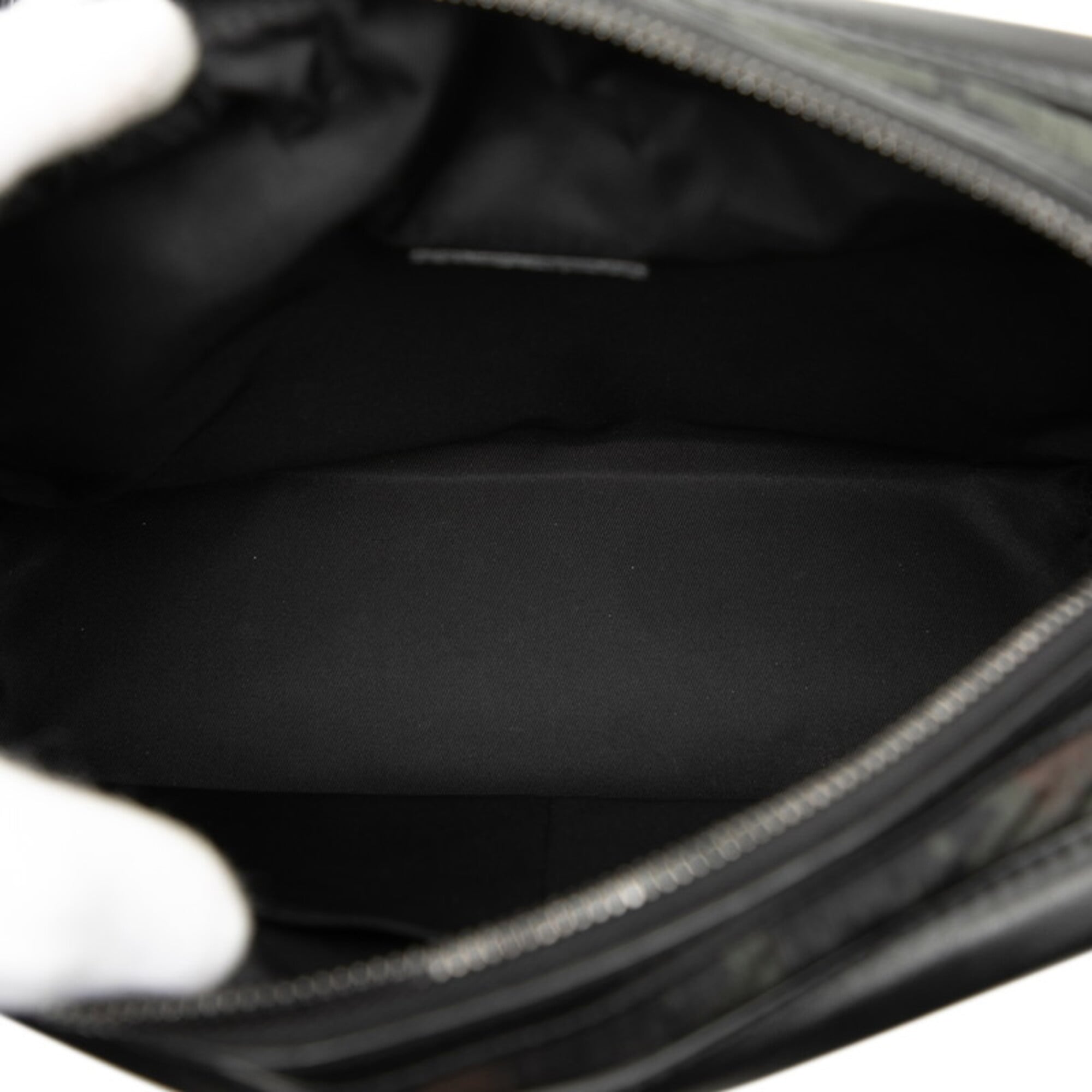 Louis Vuitton Black Khaki Nylon Leather Shoulder Bag (Pre-Owned)