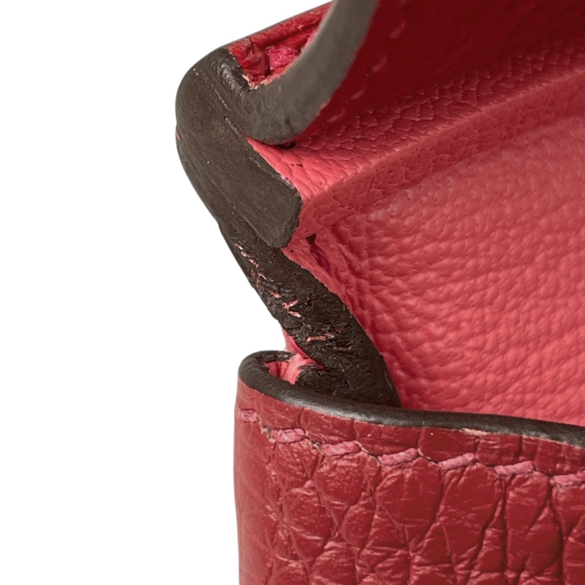 Hermes Birkin Rouge Casaque Togo Leather Handbag (Pre-Owned)
