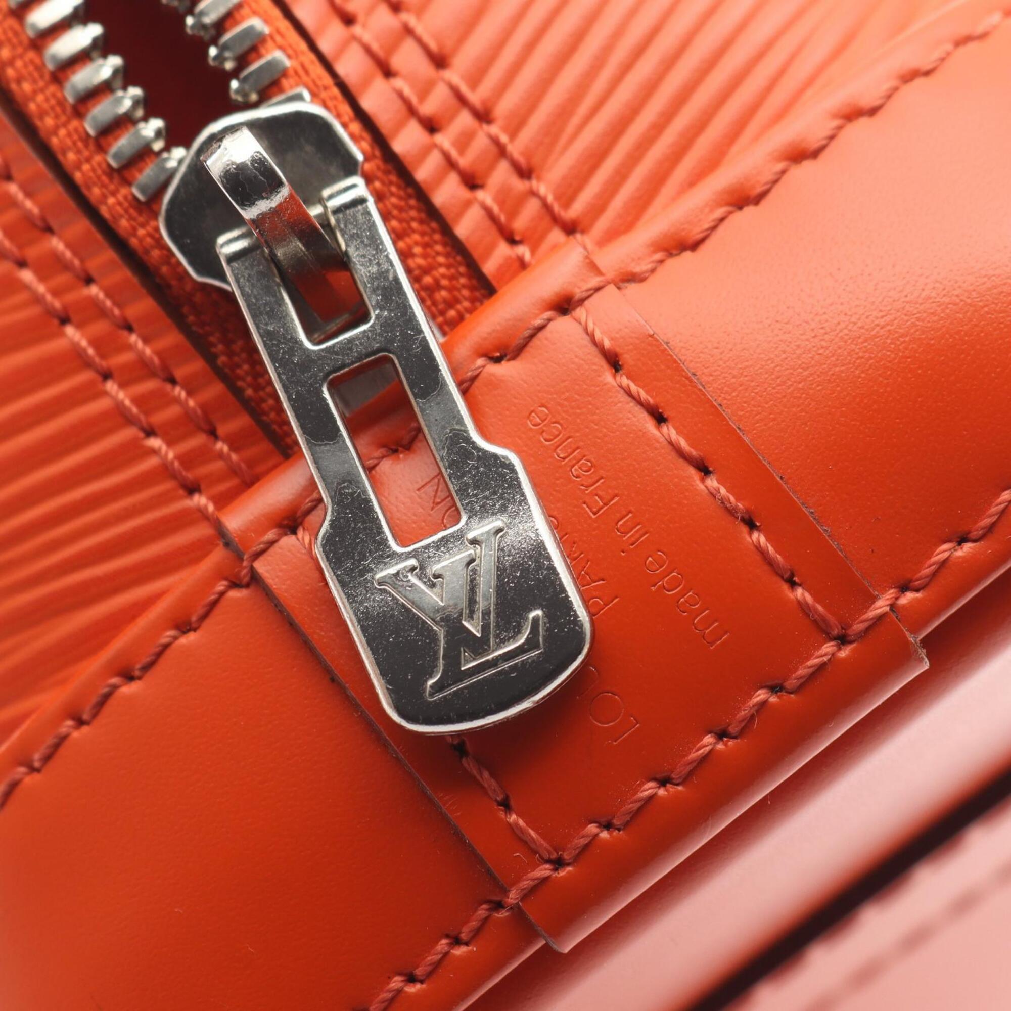 Louis Vuitton Orange Epi Leather Handbag (Pre-Owned)