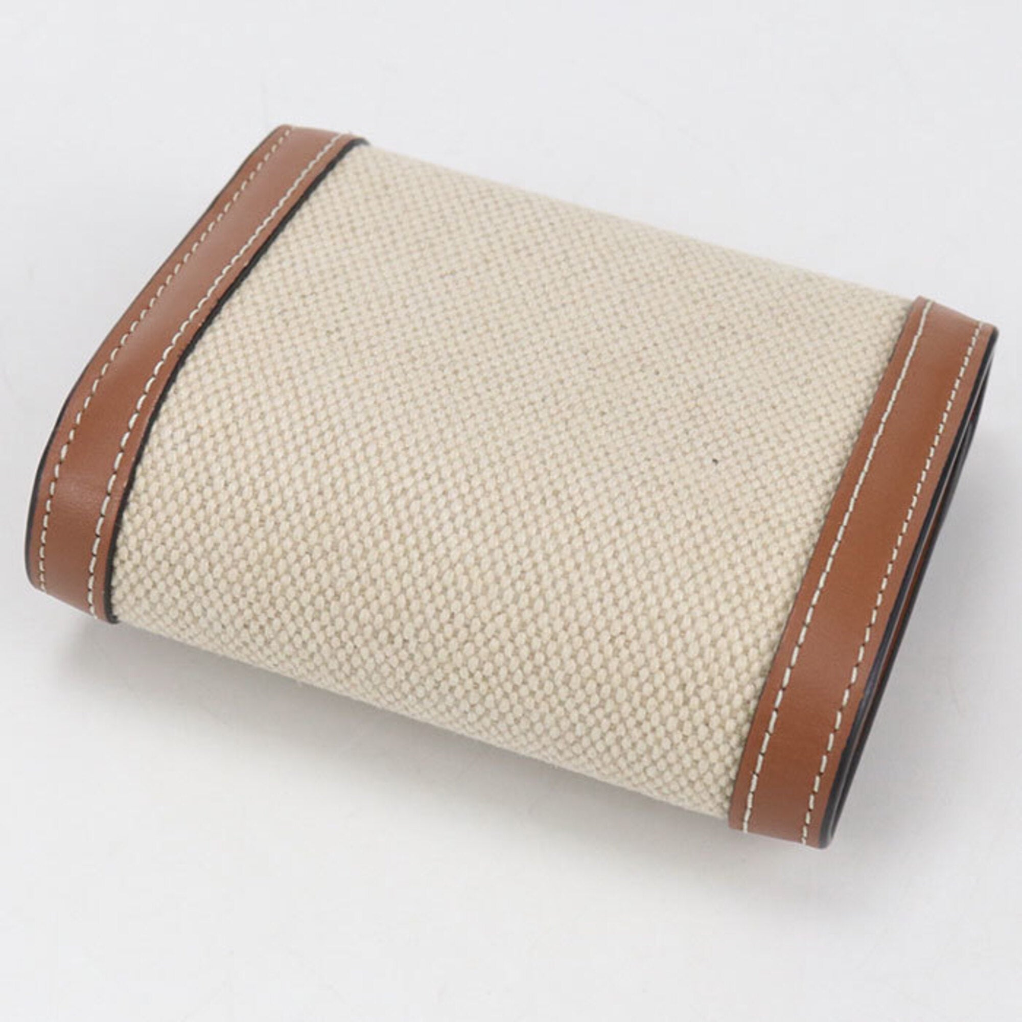 Celine Beige Leather Wallet (Tri-Fold) (Pre-Owned)