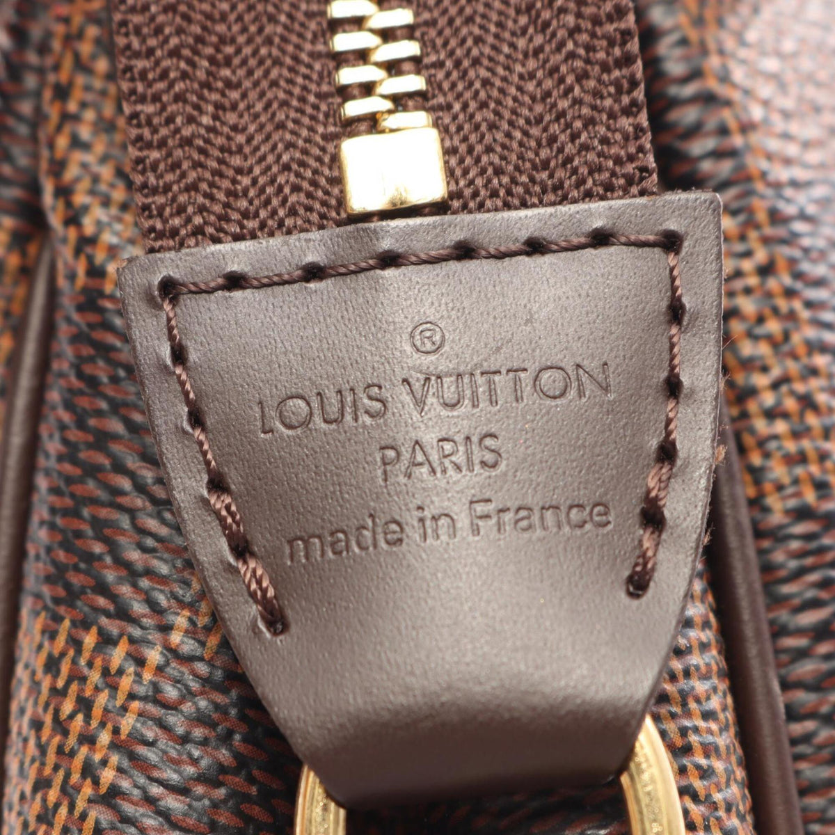 Louis Vuitton Brown Ebene Coated Canvas Leather Handbag (Pre-Owned)