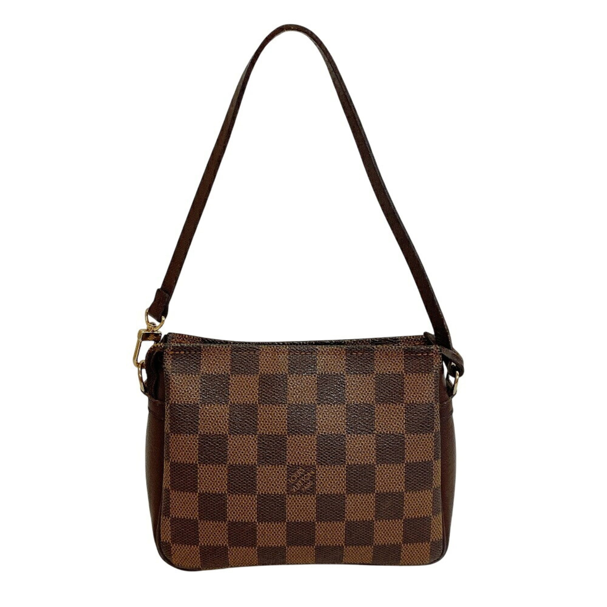 Louis Vuitton Brown Leather Pouch (Pre-Owned)