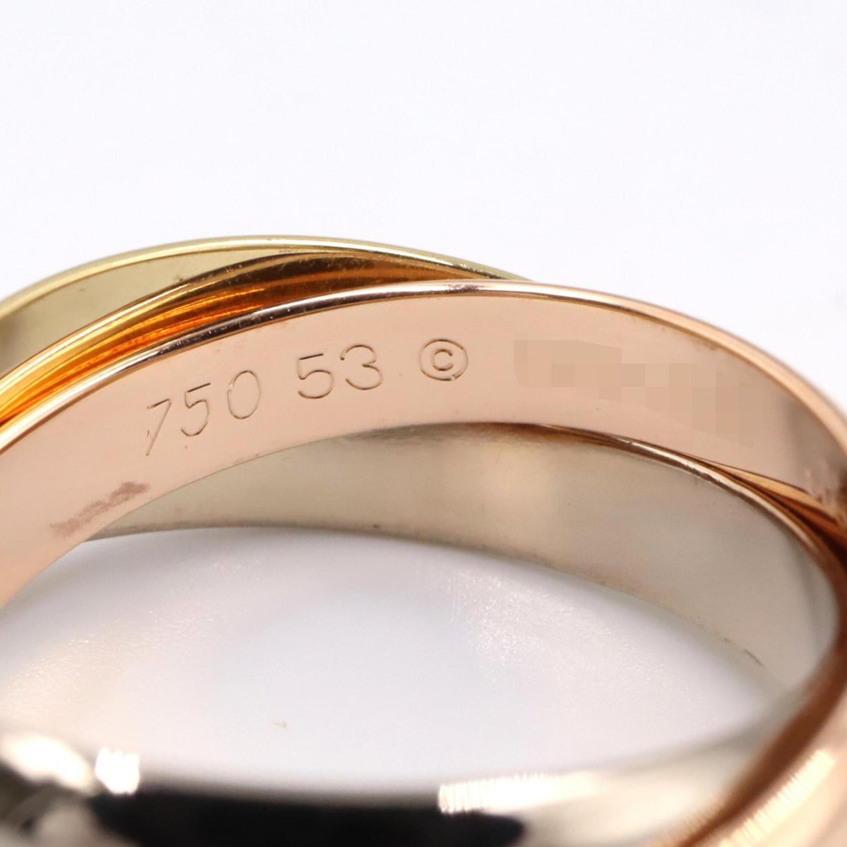 Cartier Gold Silver Yellow Gold (18K) Pink Gold (18K) White Gold (18K) Band Ring (Pre-Owned)
