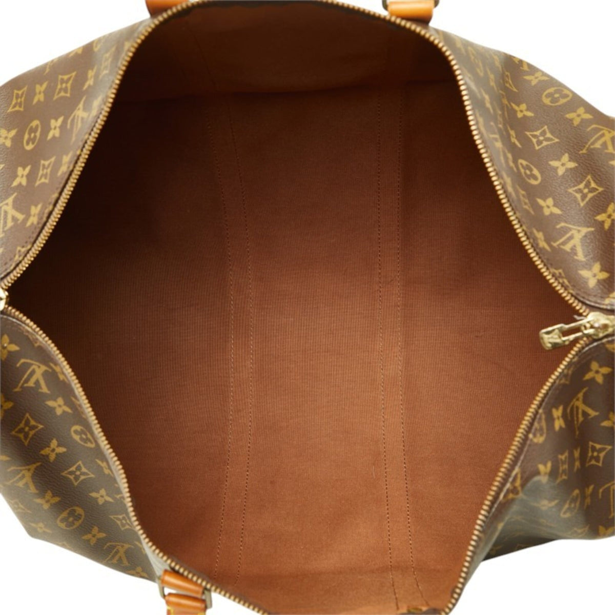 Louis Vuitton Brown Pvc Leather Boston Bag Shoulder Bag (Pre-Owned)