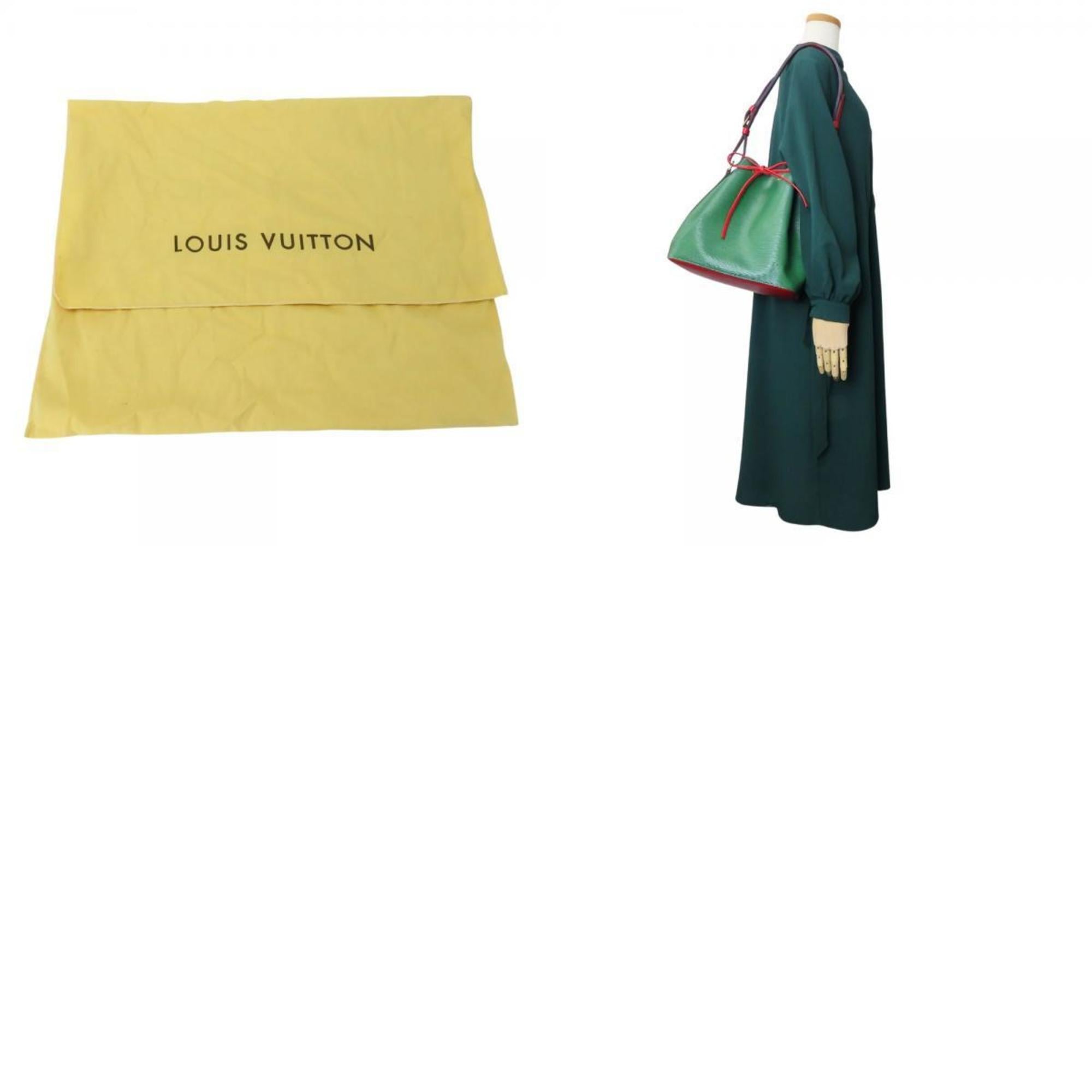 Louis Vuitton Epi Green Red Color Epi Leather Shoulder Bag (Pre-Owned)