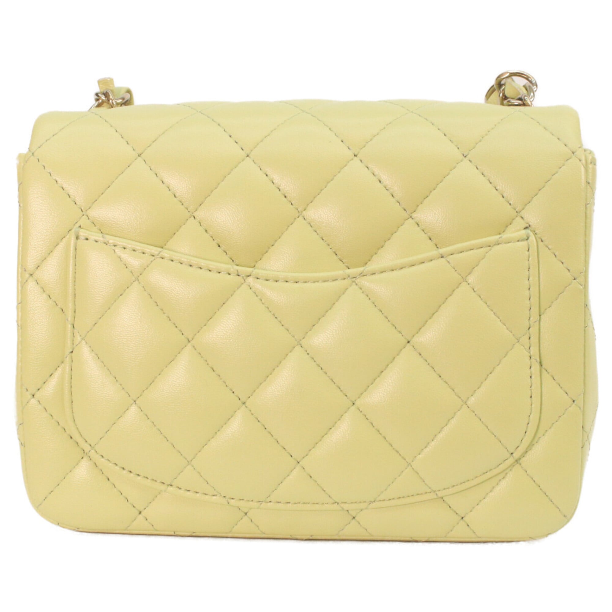 Chanel Gold Leather Shoulder Bag (Pre-Owned)