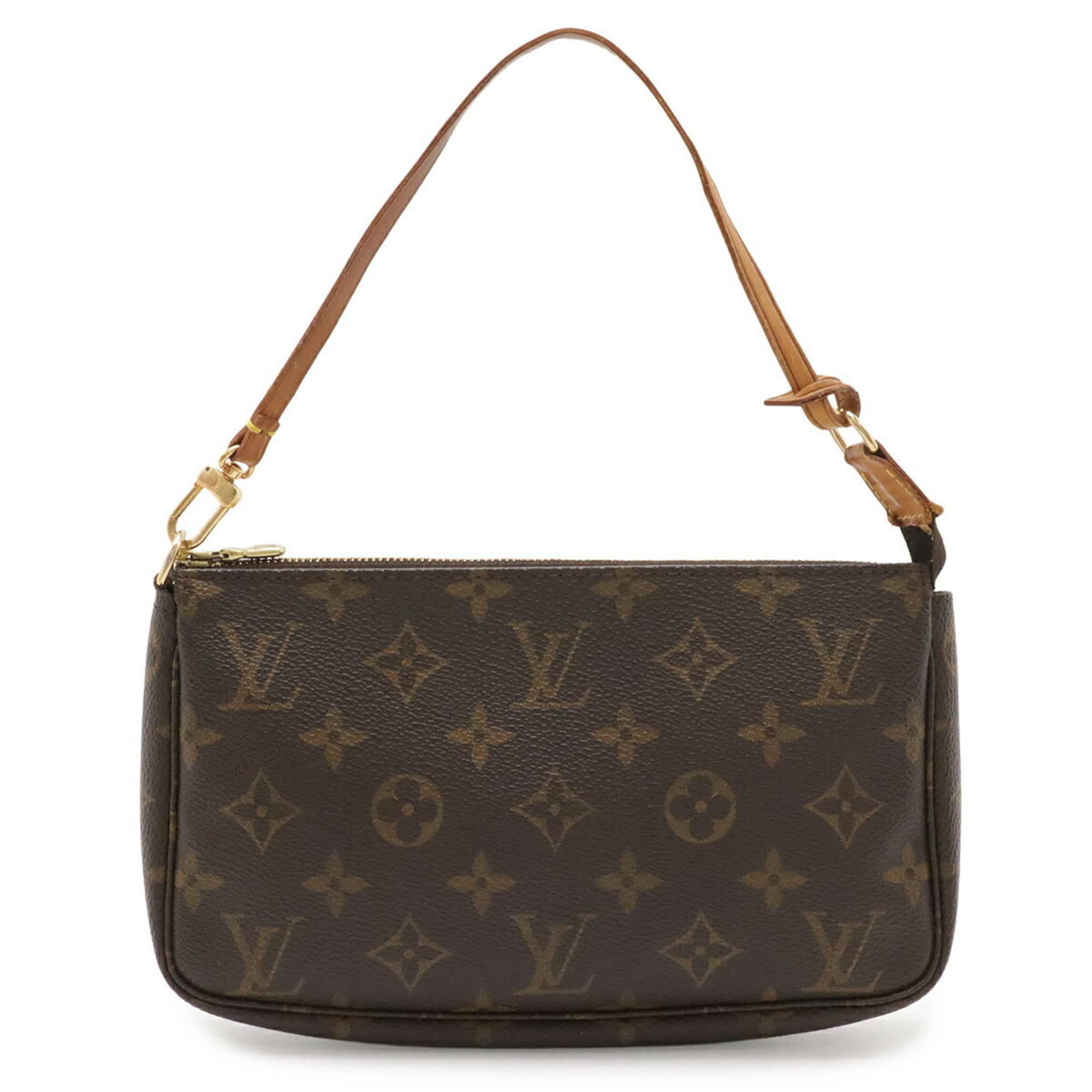 Louis Vuitton Brown Galle Monogram Monogram Handbag Pochette Pouch (Pre-Owned)