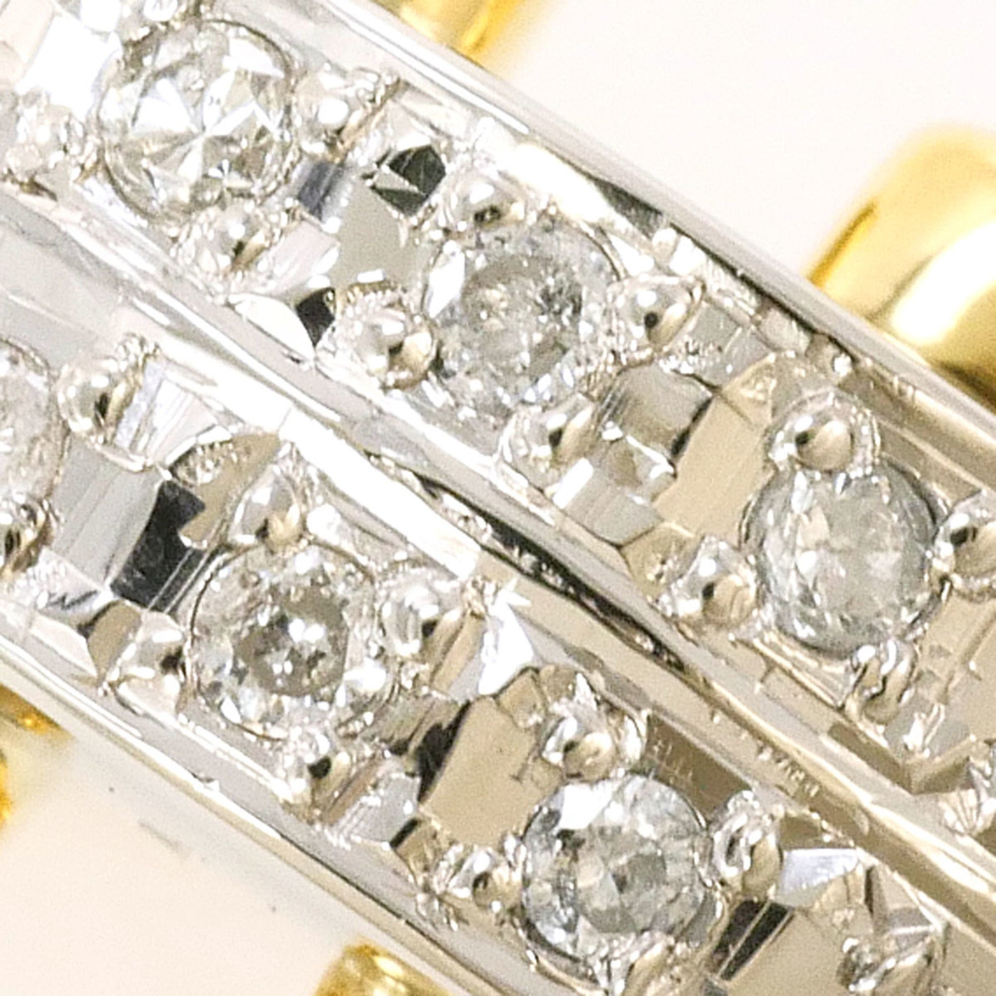 Unbranded Platinum Yellow Gold Yellow Gold (18K) Platinum 900 Band Ring (Pre-Owned)