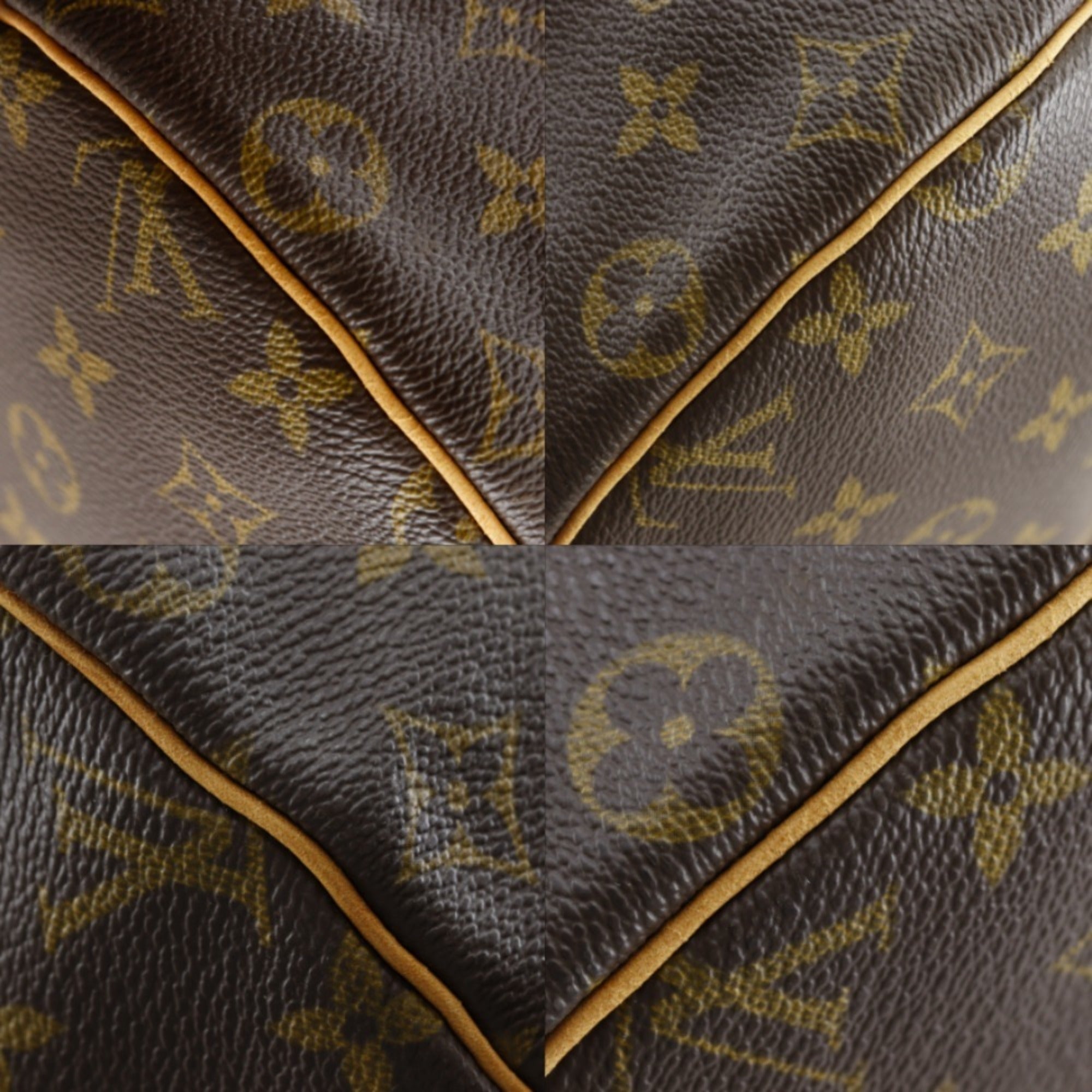 Louis Vuitton Brown Monogram Canvas Boston Bag (Pre-Owned)