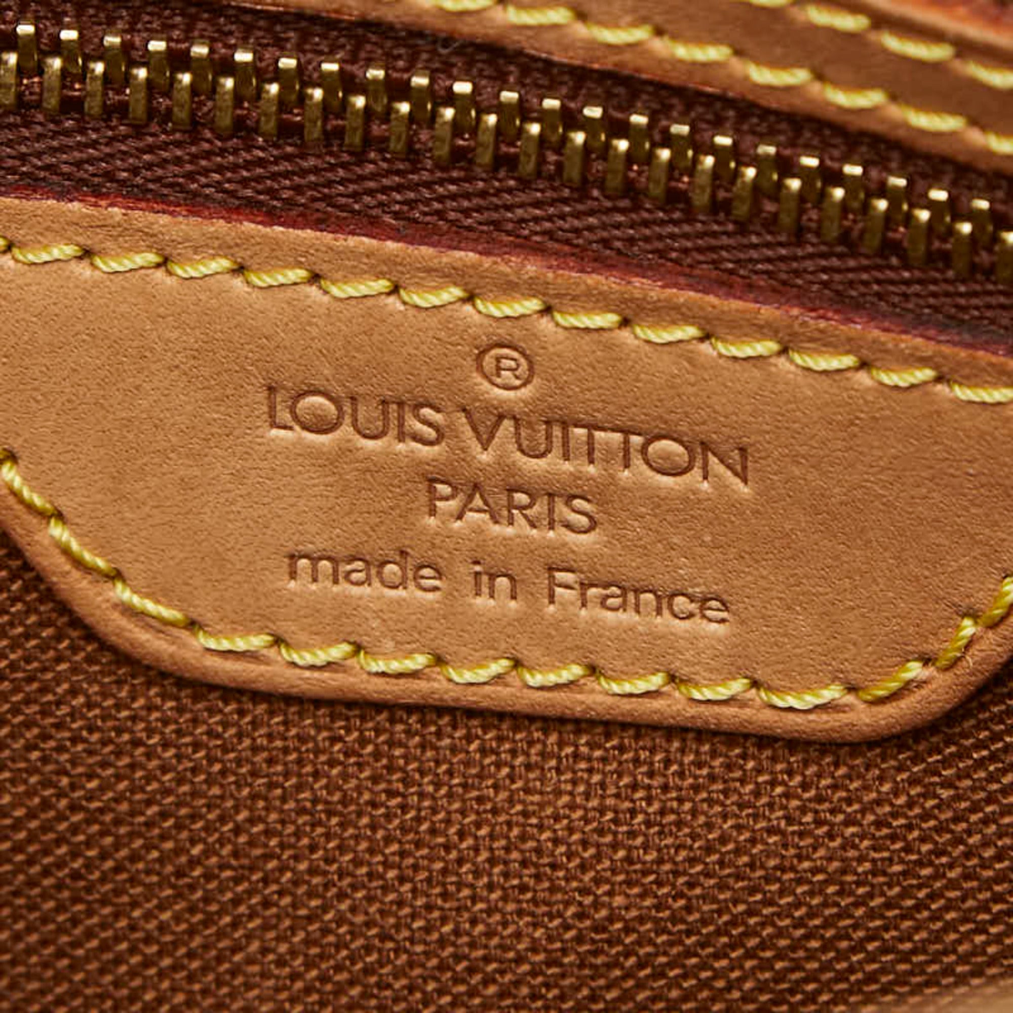 Louis Vuitton Brown Pvc Leather Handbag Shoulder Bag (Pre-Owned)