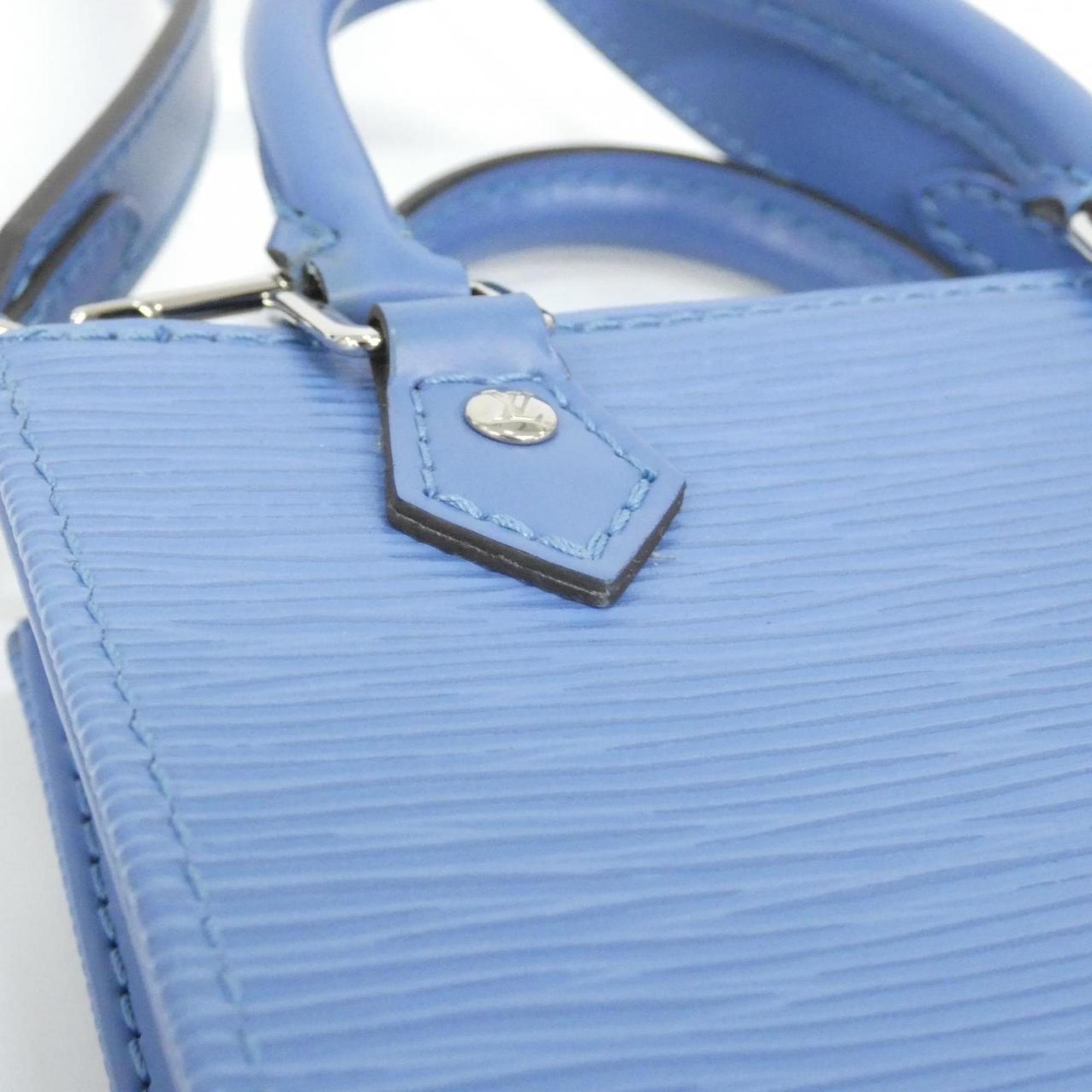 Louis Vuitton Blue Leather Handbag (Pre-Owned)