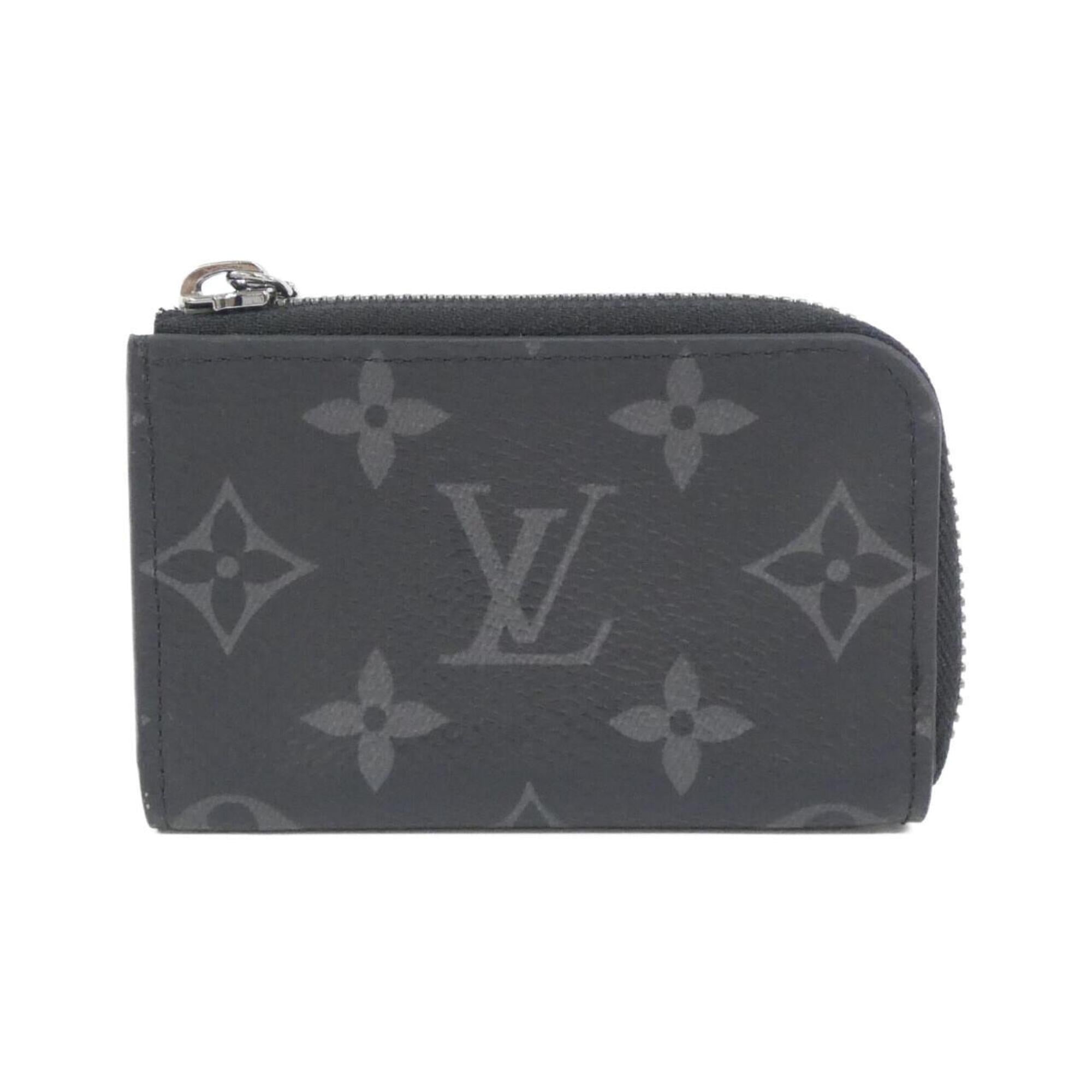 Louis Vuitton Black Coated Canvas Coin Purse/Coin Case (Pre-Owned)