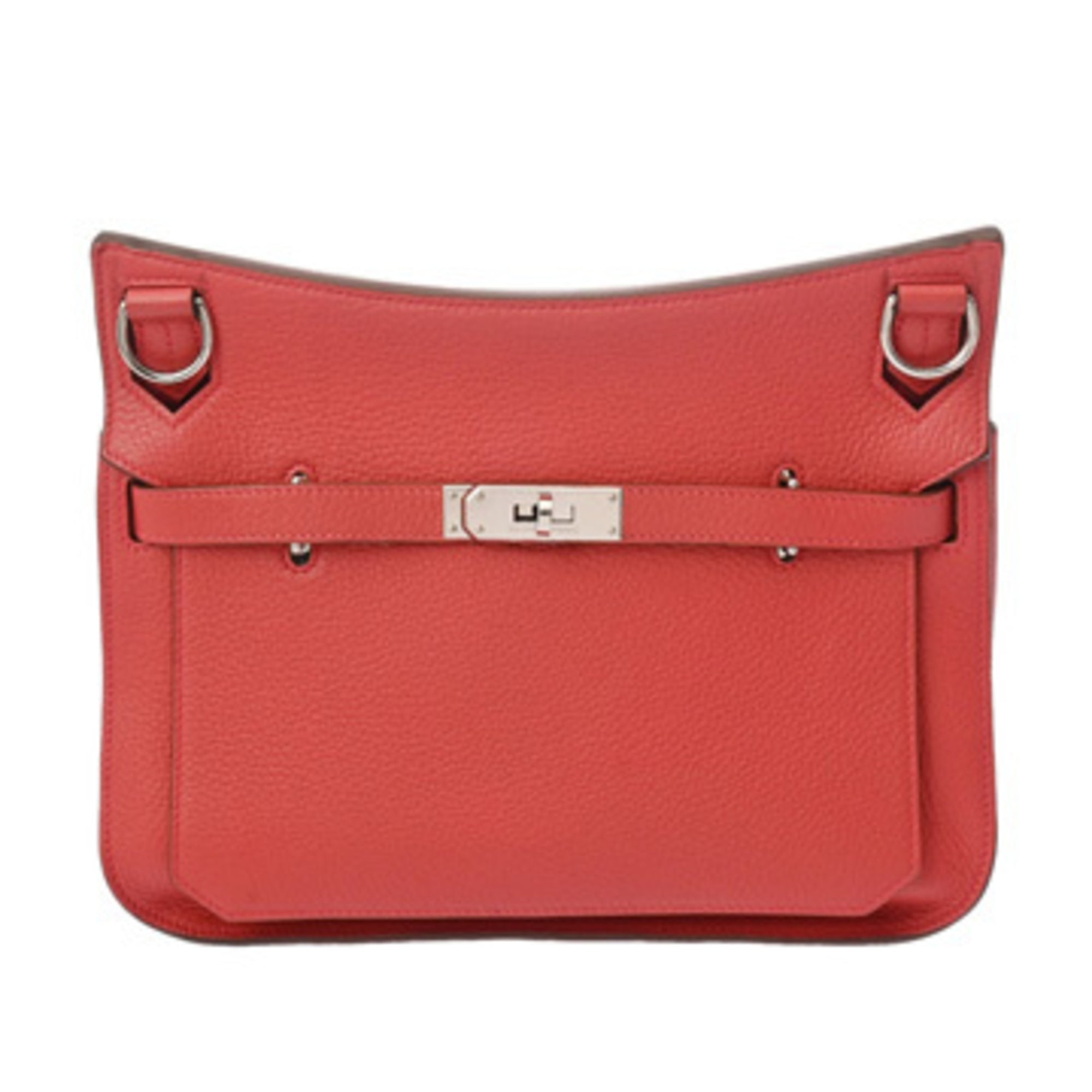Hermes Bougainvillier Taurillon Clemence Leather Shoulder Bag (Pre-Owned)