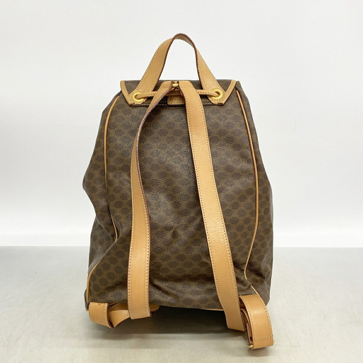 Celine Brown Pvc Backpack (Pre-Owned)