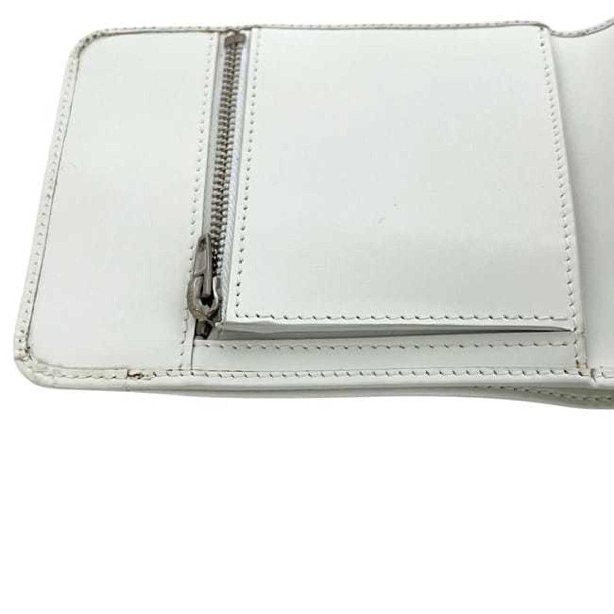 Balenciaga White Leather Wallet (Bi-Fold) (Pre-Owned)