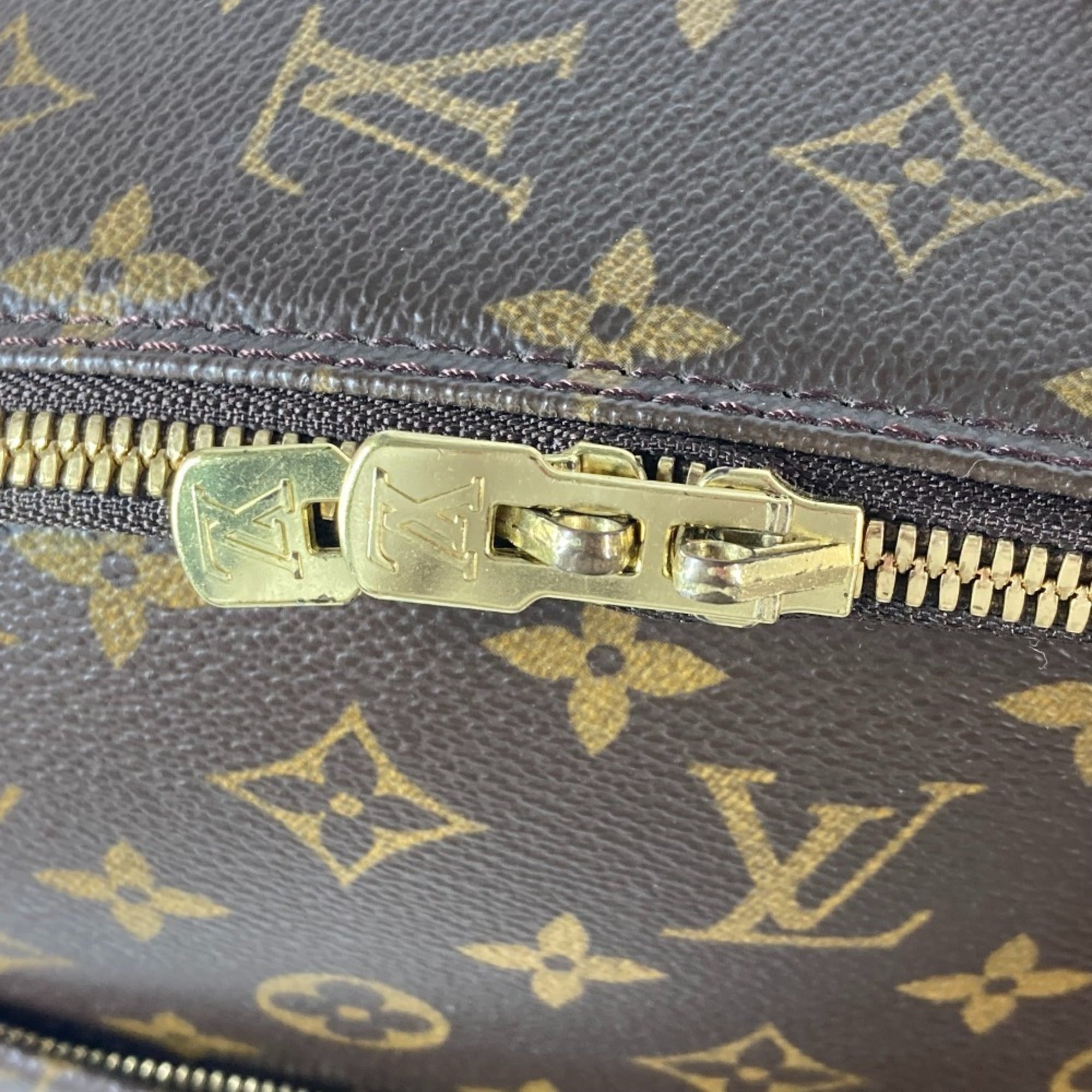 Louis Vuitton Brown Monogram Boston Bag Shoulder Bag (Pre-Owned)