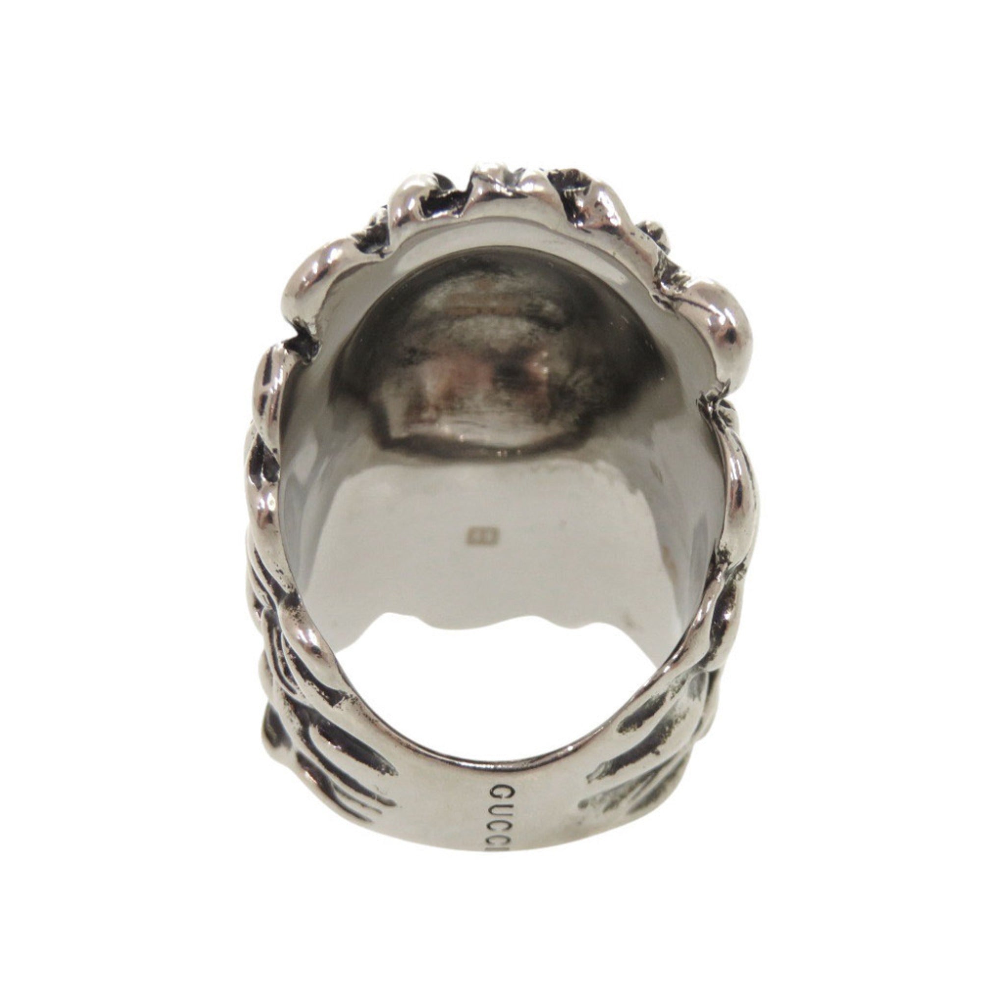 Gucci Silver Metal Band Ring (Pre-Owned)