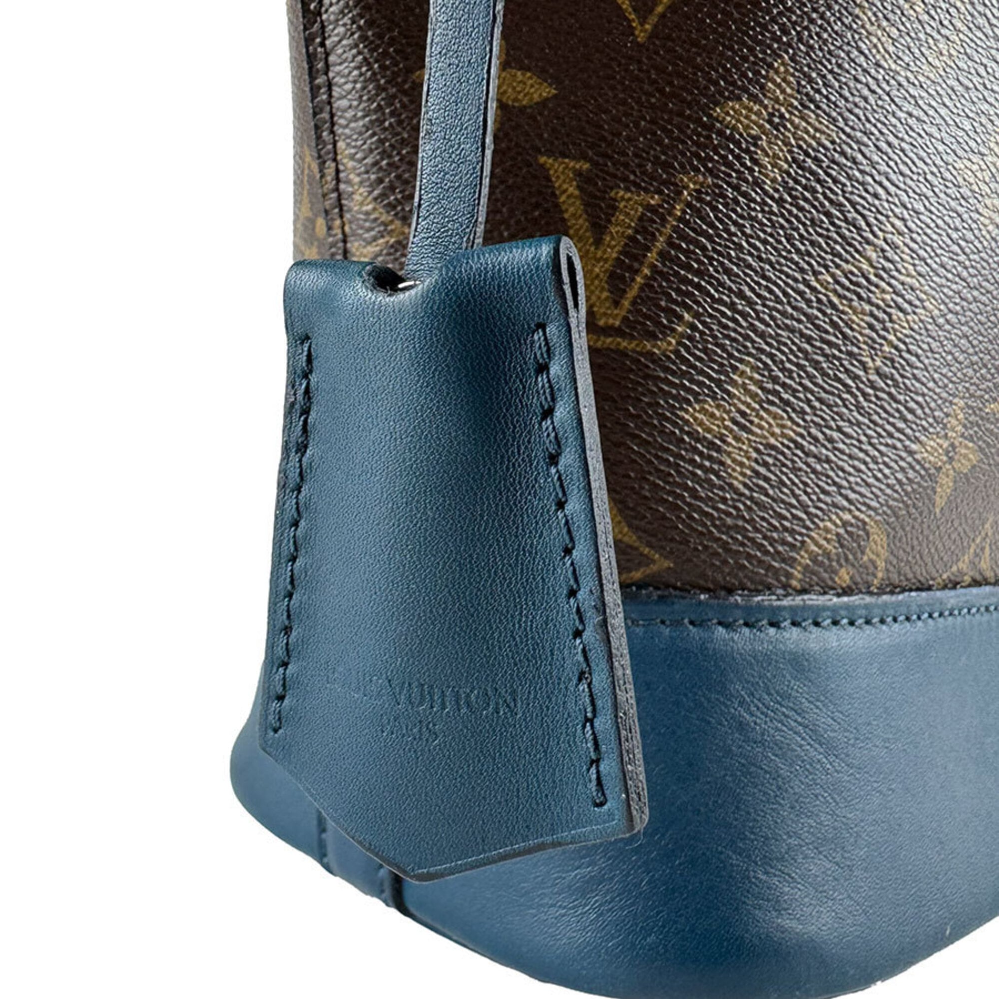 Louis Vuitton Brown Green Monogram Monogram Handbag (Pre-Owned)