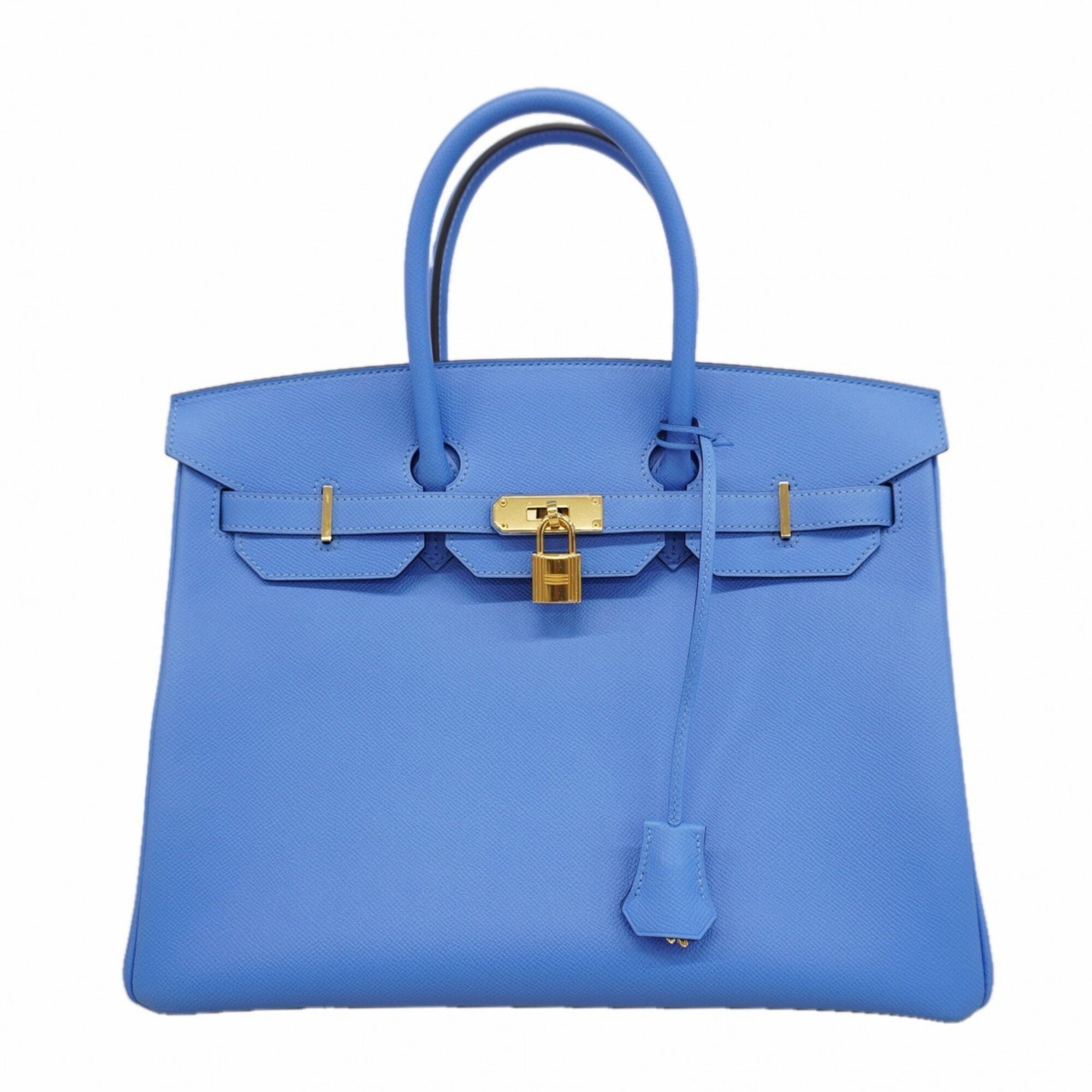 Hermes Blue Paradise Epsom Leather Handbag (Pre-Owned)